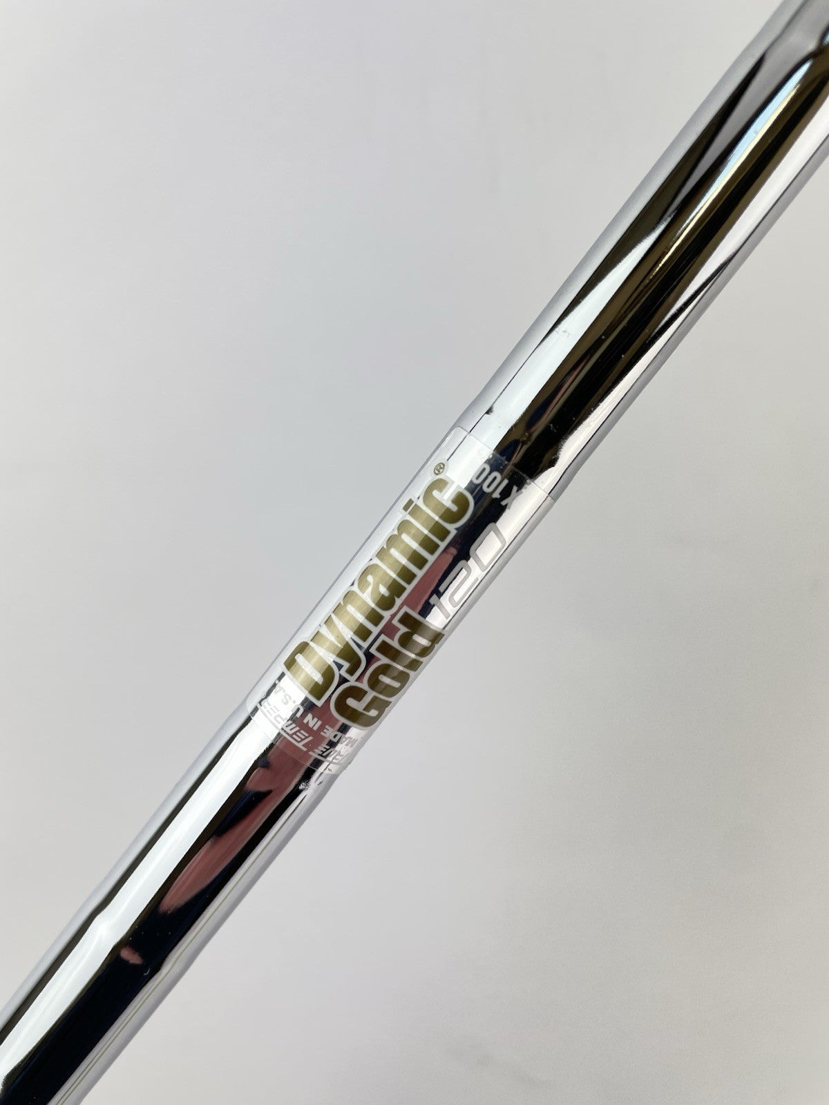 Dynamic Gold 120 Iron Shaft X100 X Flex Steel 35.75 /0.355 Tapered /235543