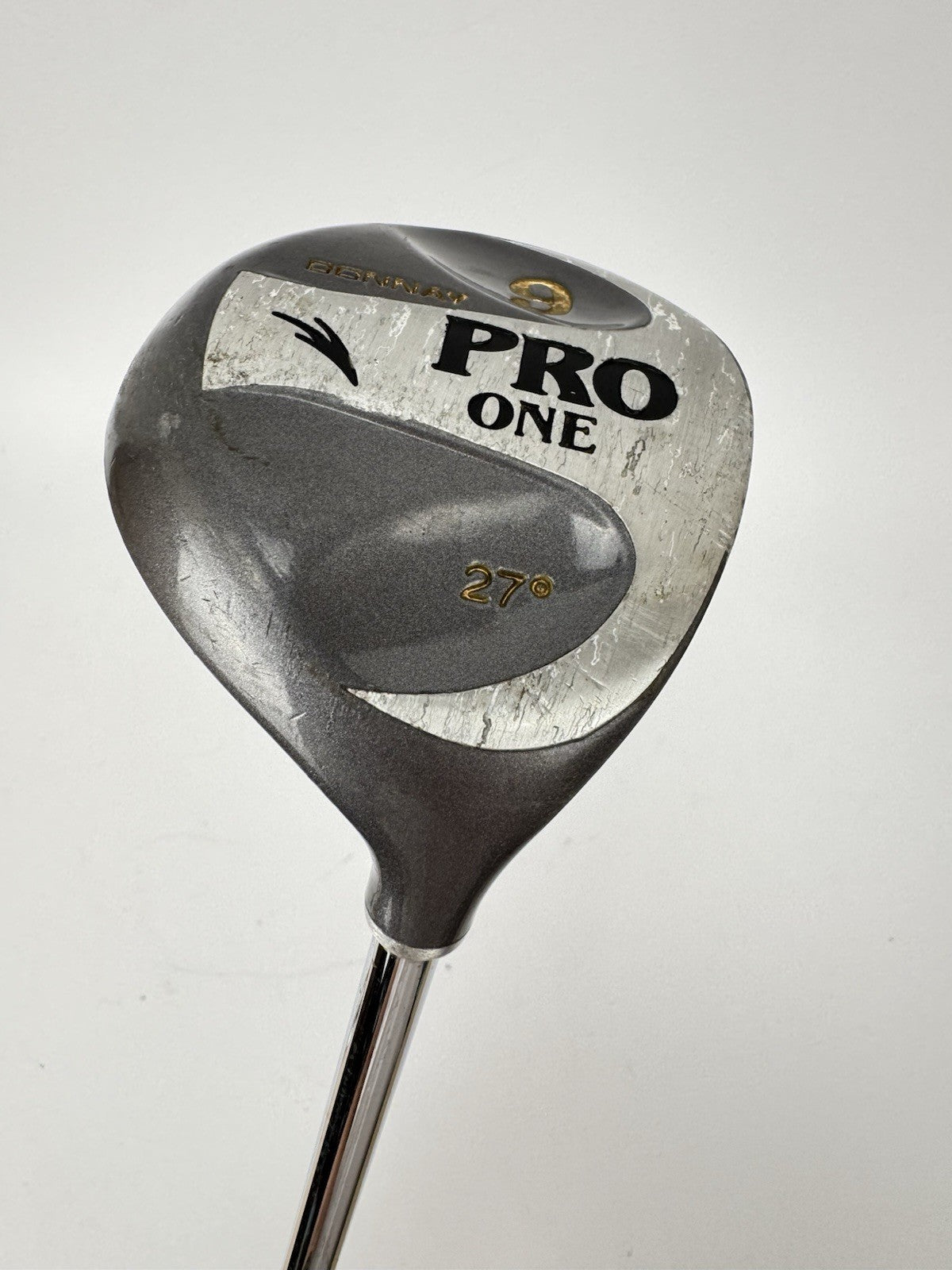 Donnay Pro 9 Wood 27* Regular Flex Steel /Right Handed /New Grip /350640