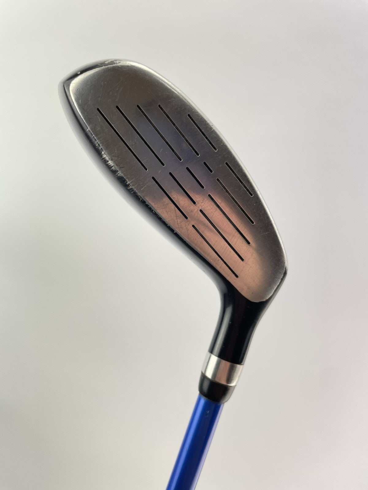 MD Golf Hybrid 18* Left Handed Equaliser Stiff Flex Graphite /New Grip /278196