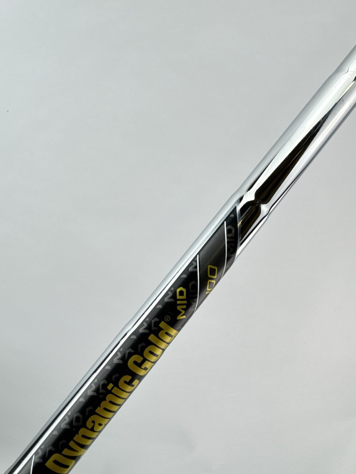 Dynamic Gold Mid 100 Iron Shaft S300 Stiff Flex Steel 35.5”/0.355 Tapered /293966
