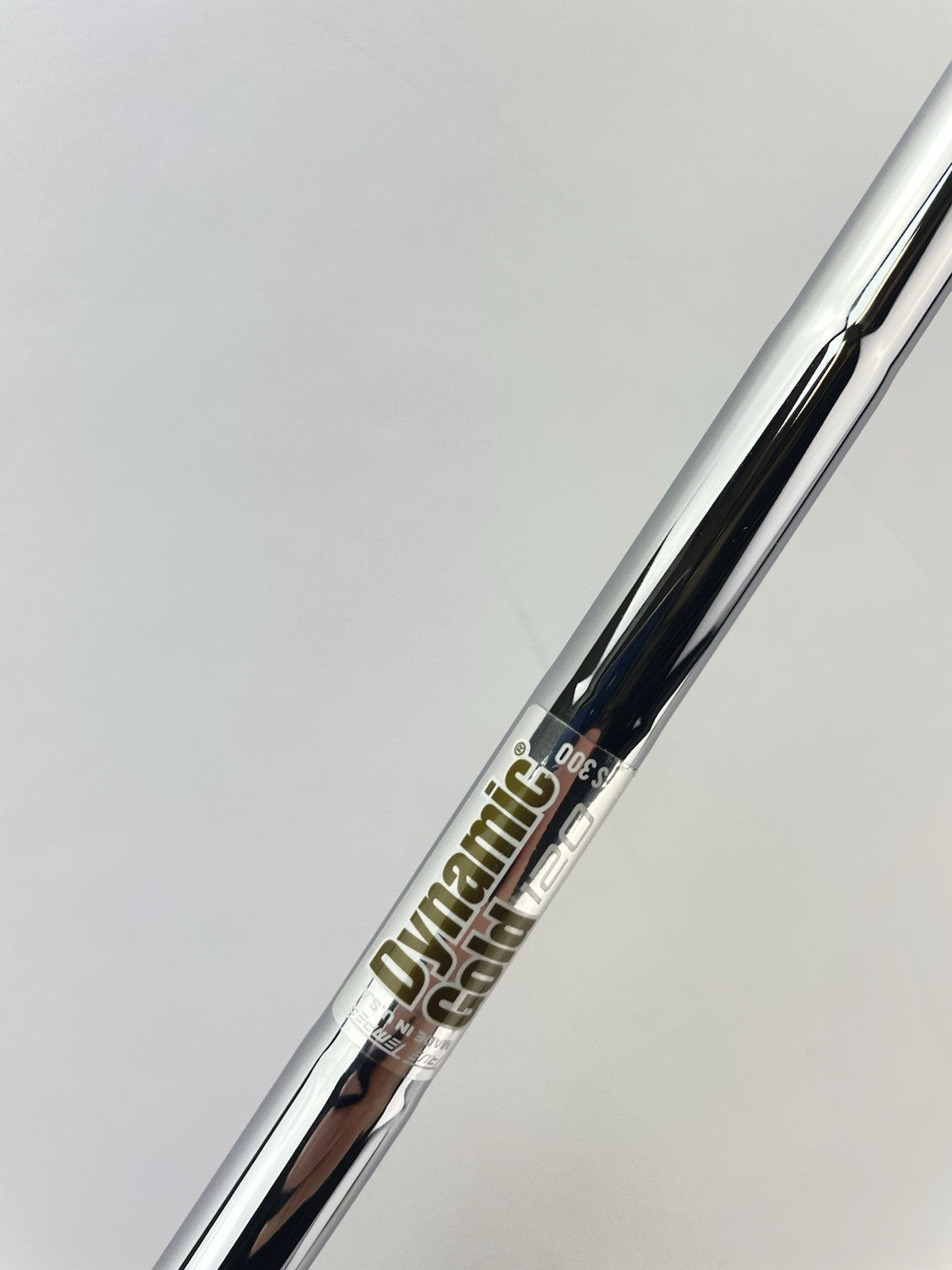 Dynamic Gold 120 Iron Shaft S300 Stiff Flex Steel 35.25” /0.355 Tapered /270994