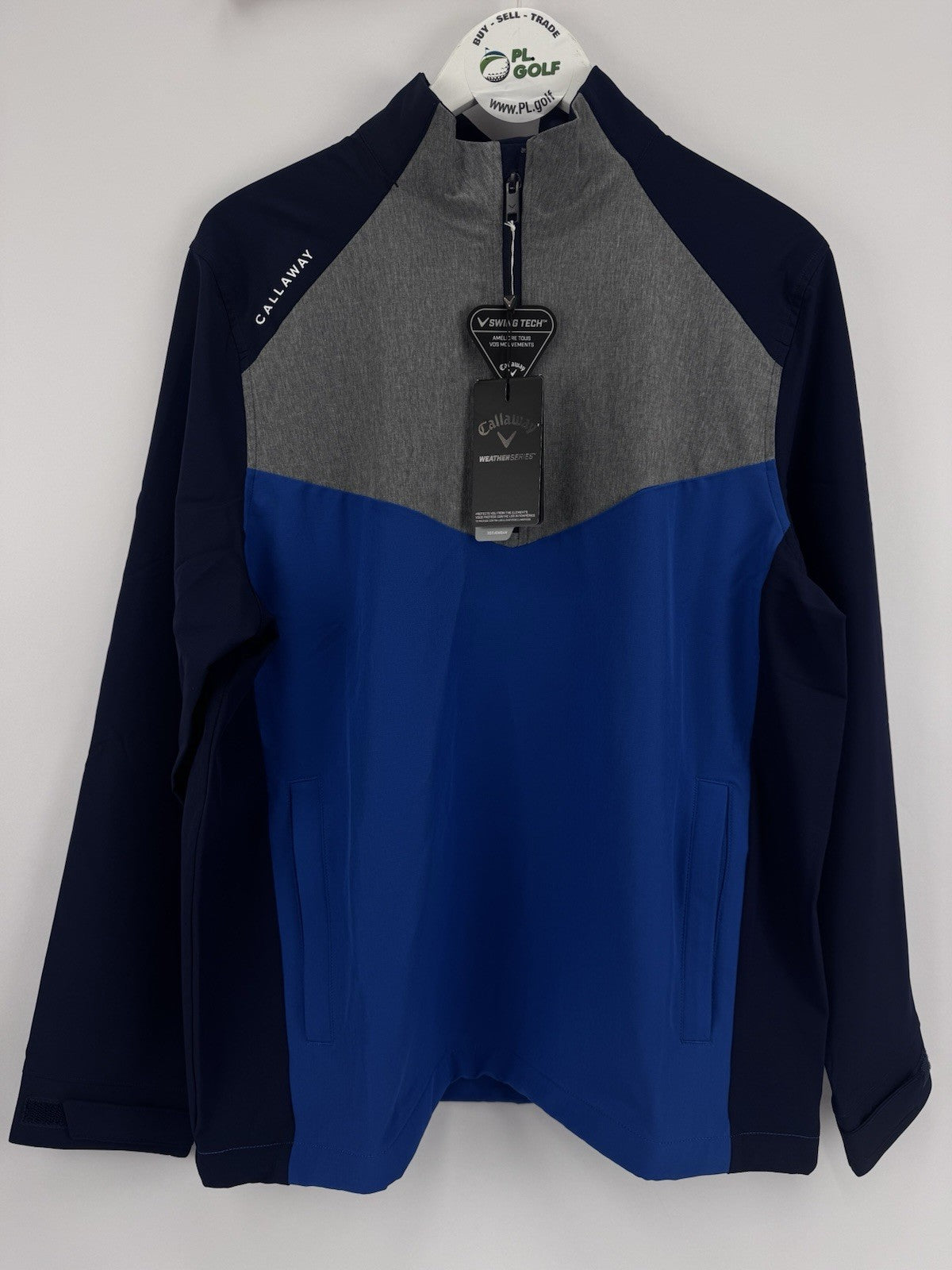 Men’s Callaway Golf Weather Series 1/2 Zip Jacket Size Medium Waterproof/323920