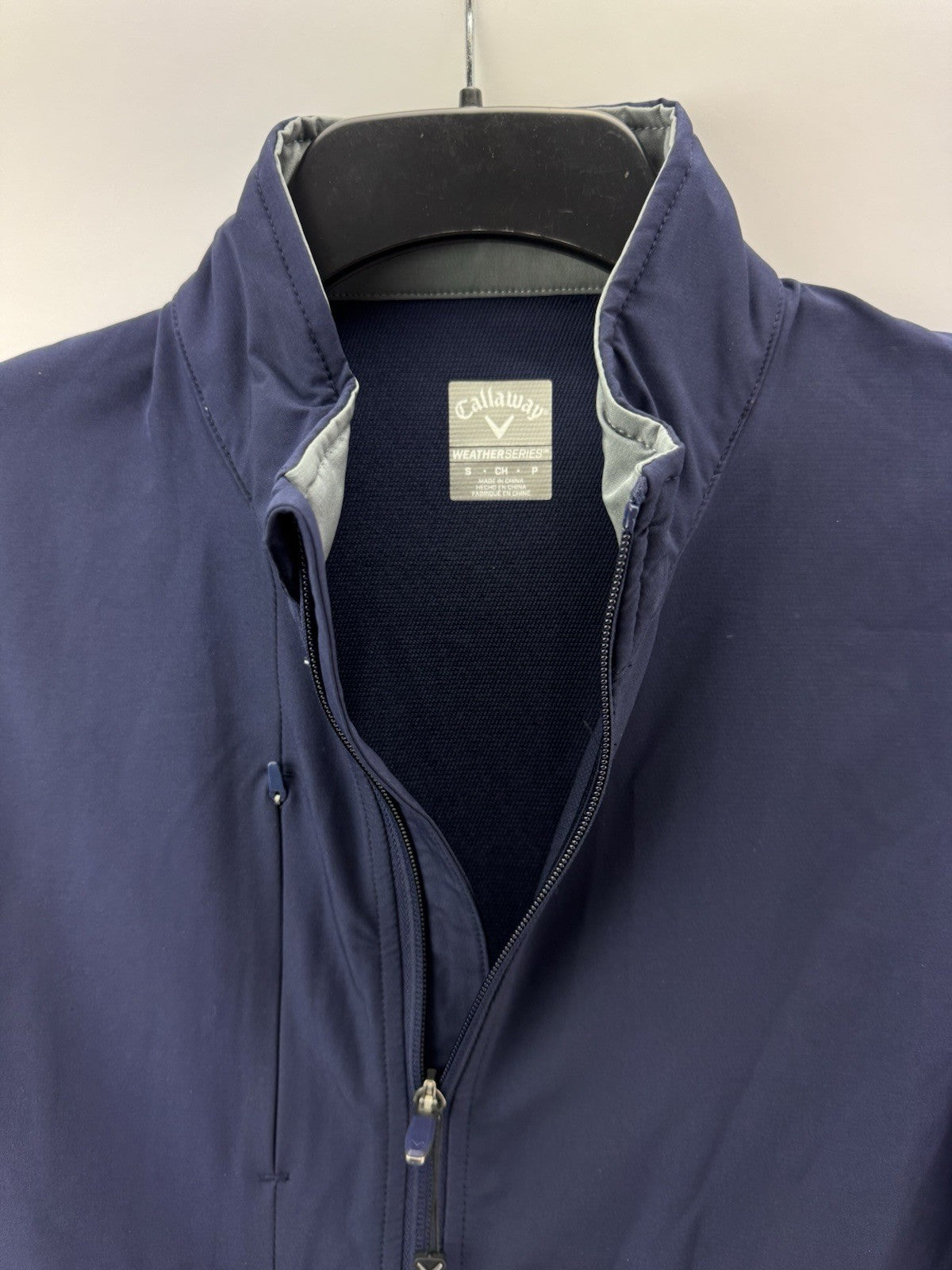 Callaway Golf Windproof Jacket Mens Full Zip Weather Series UK Small /New /244778