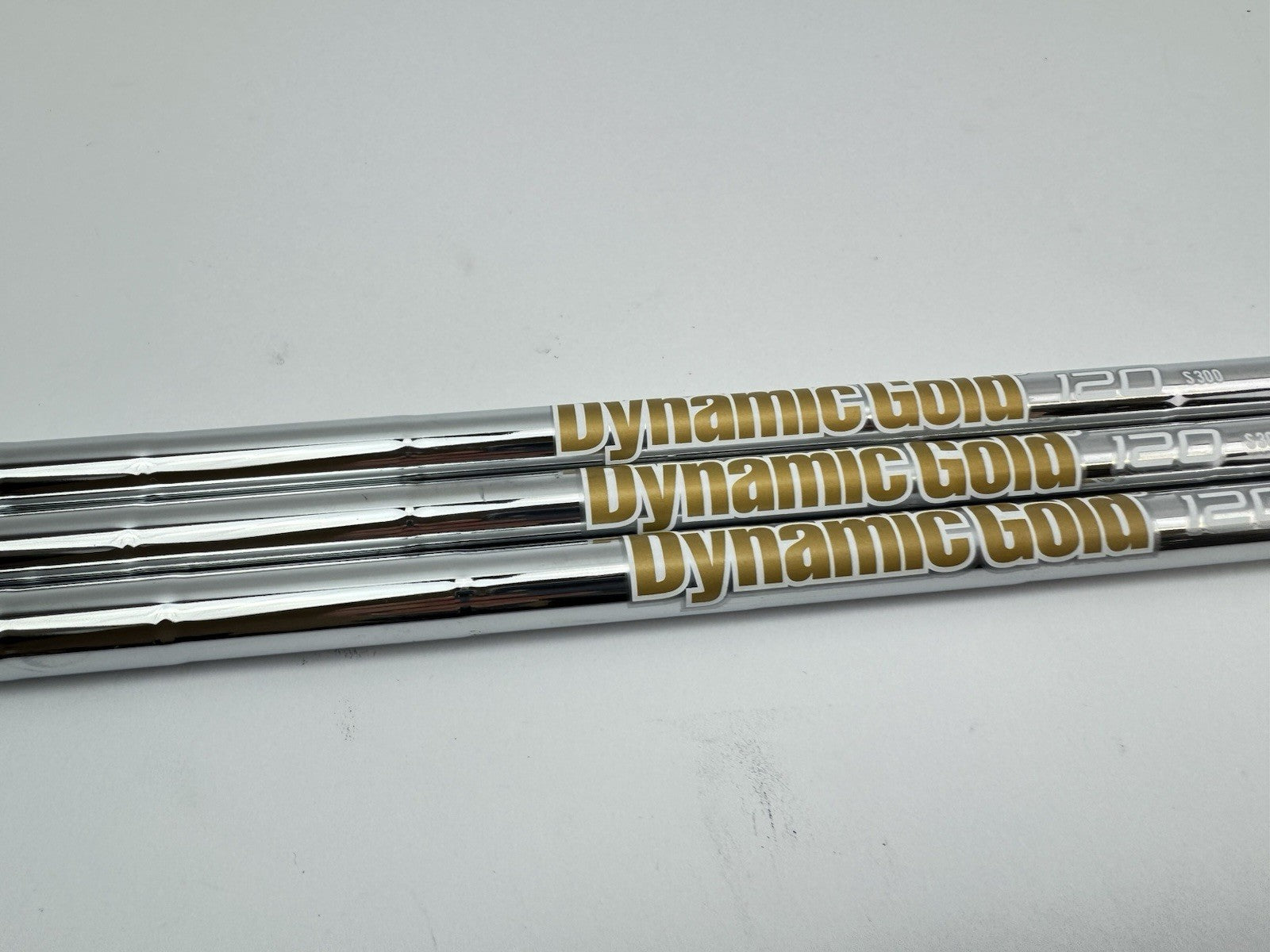 Dynamic Gold 120 Wedge Shaft Set (3) S300 Stiff Flex Steel 0.355 Tapered /293861