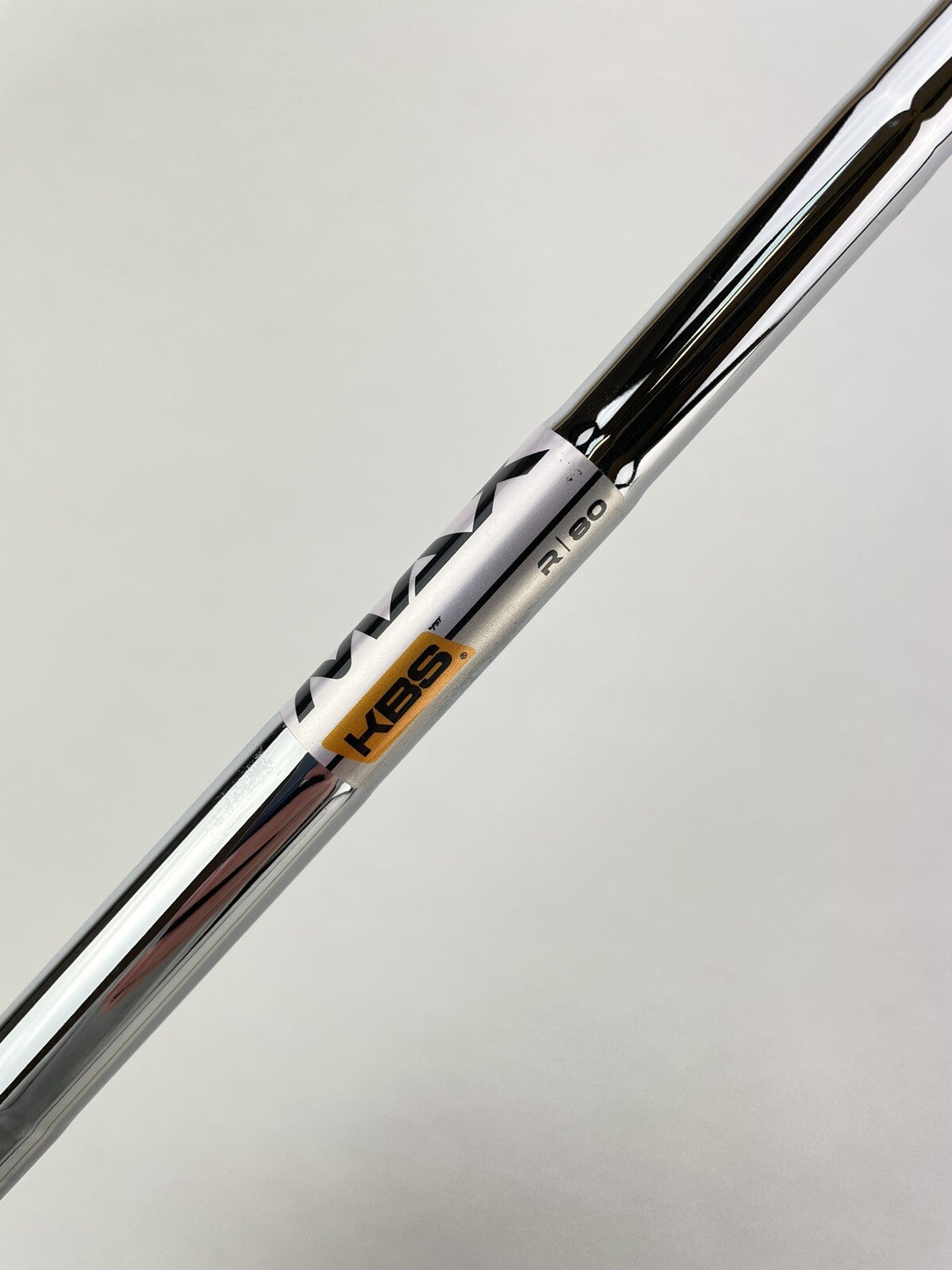 KBS Max 80 Iron Shaft Regular Flex Steel 36” /0.370 Parallel Tip /205625