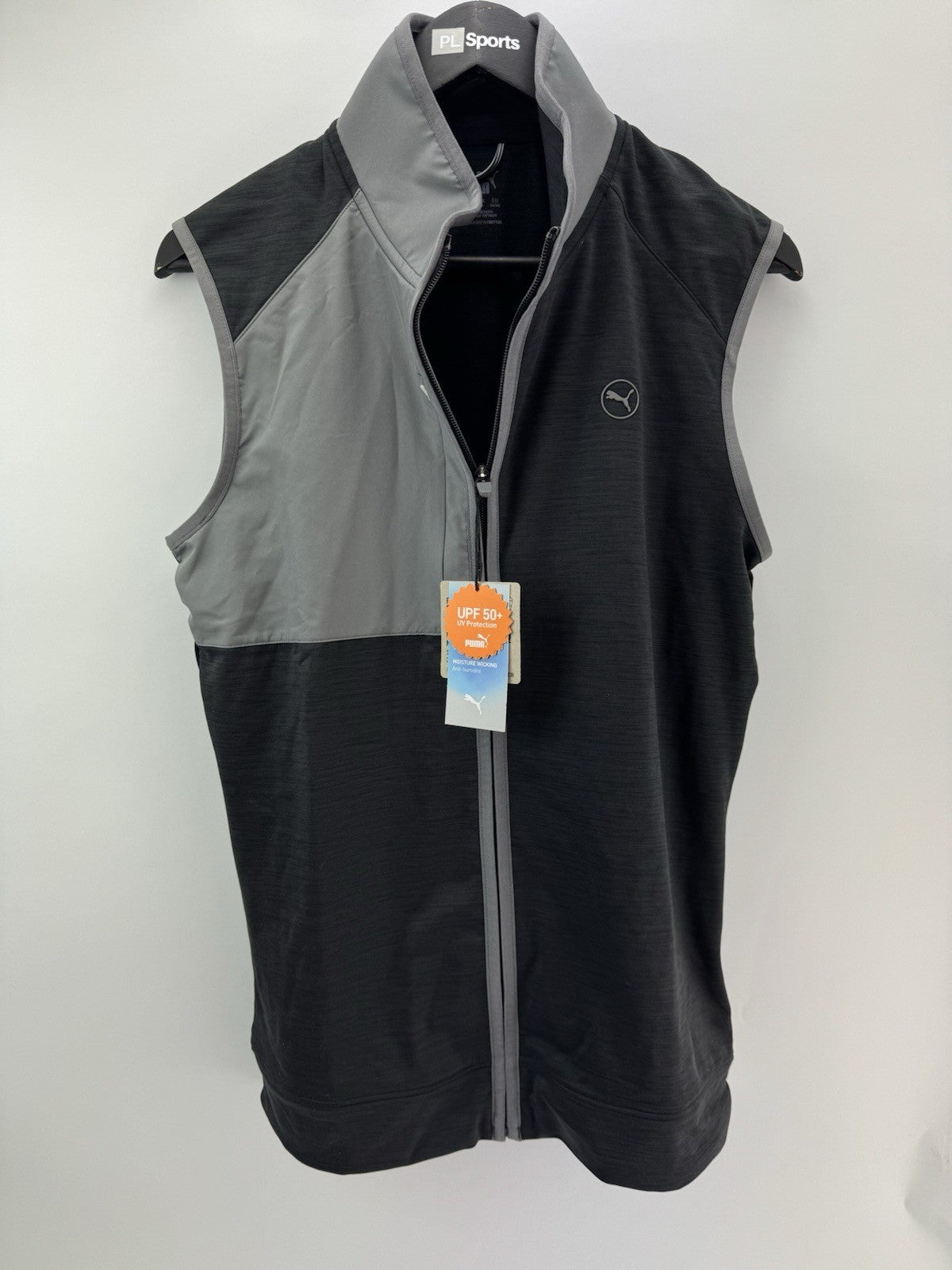 Puma Golf Cloudspun Vest Gilet Mens Full Zip UK Small (19) /New /284891