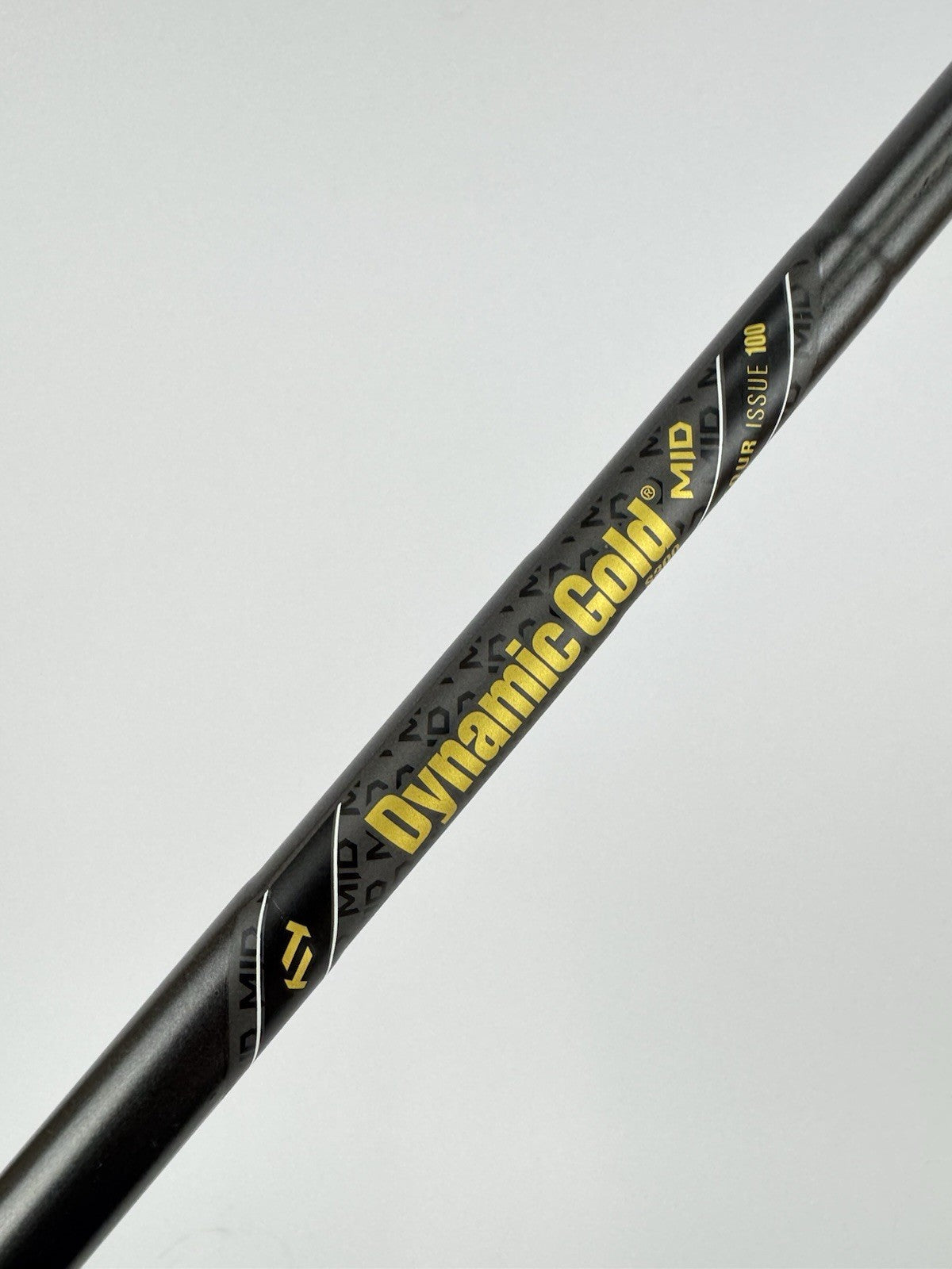 Dynamic Gold Tour Issue Iron Shaft Mid S300 Stiff Steel Blackout 36” /330251