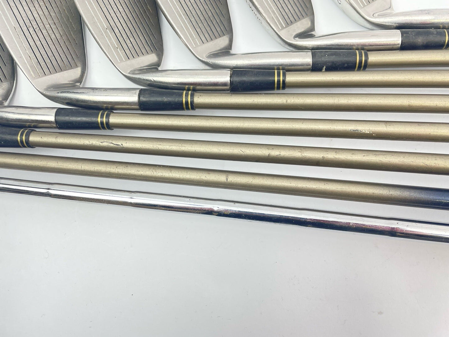 Mens Golf Package Set -1” Regular Flex Graphite 12 Clubs /New Grips /Right /Bag10