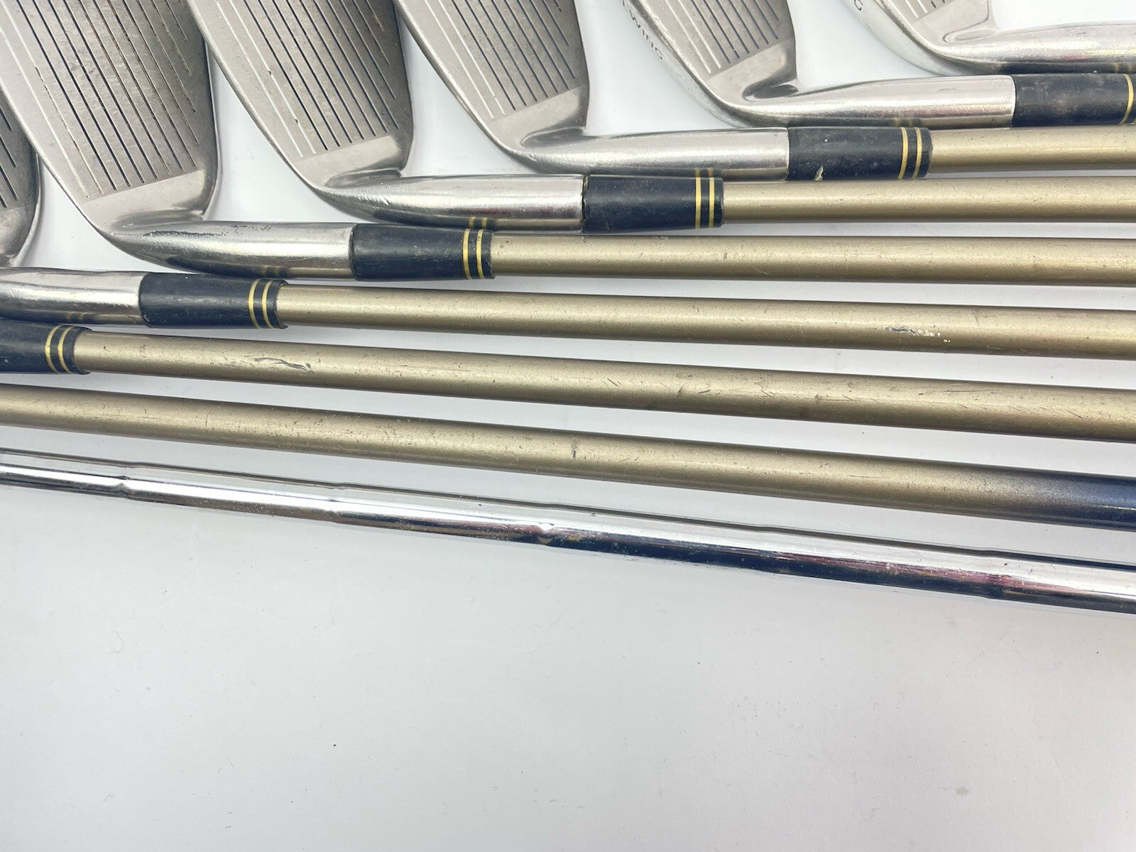 Mens Golf Package Set -1” Regular Flex Graphite 12 Clubs /New Grips /Right /Bag10