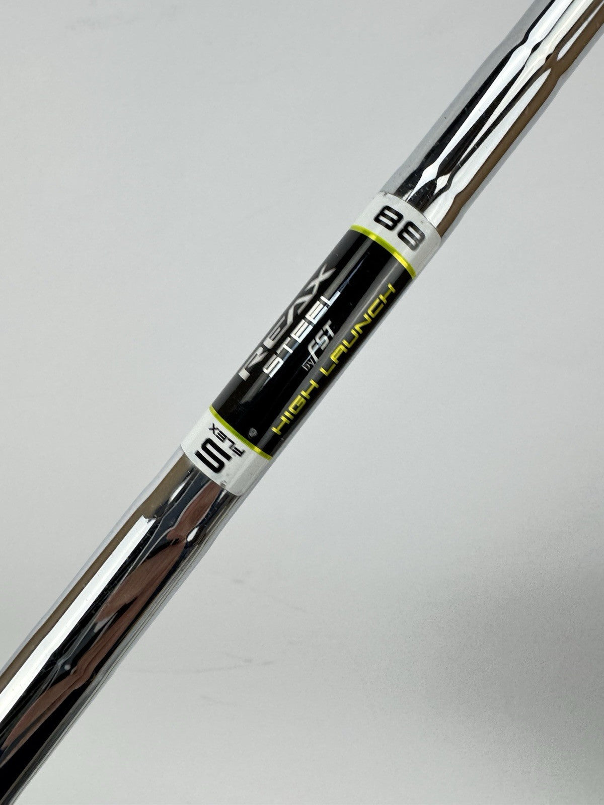 True Temper Reax 88 Iron Shaft Stiff Flex Steel 35.5” /0.370 Parallel /348452