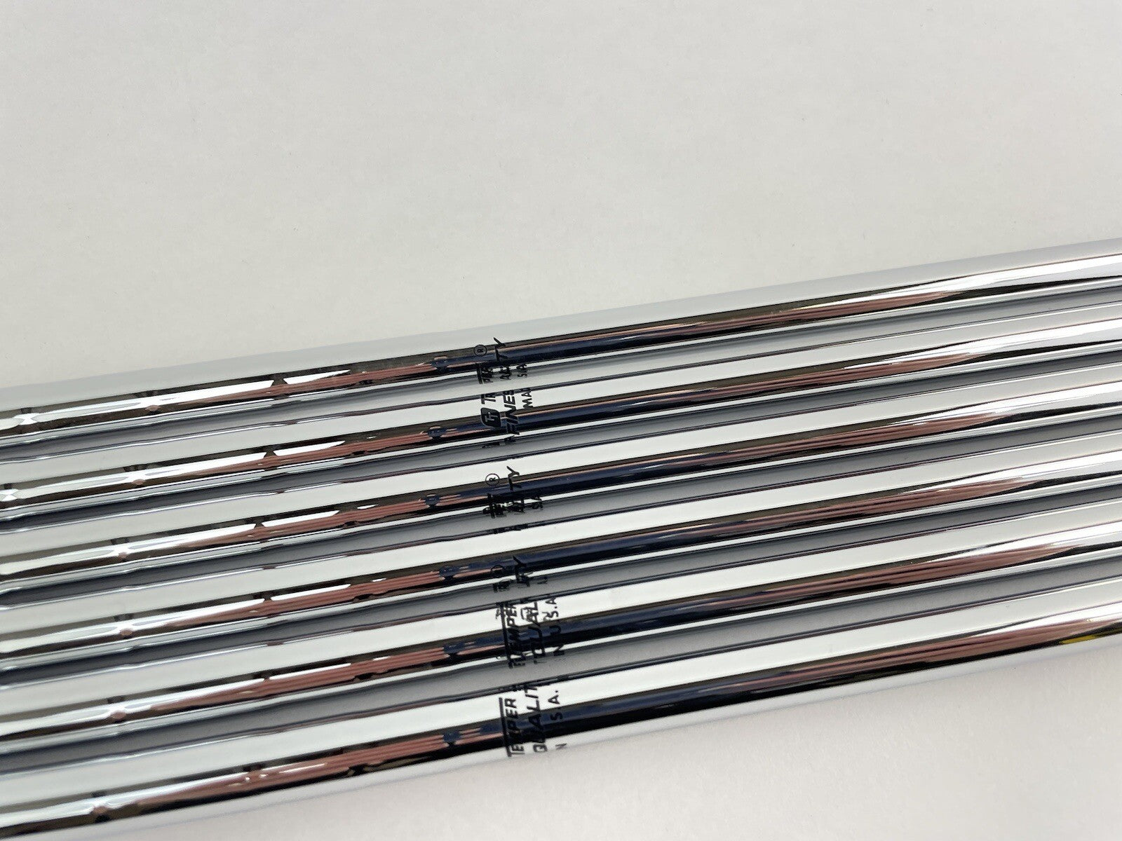 True Temper Iron Shaft Set (6) Junior /Ladies Flex Steel 0.370 Parallel 37" /New3