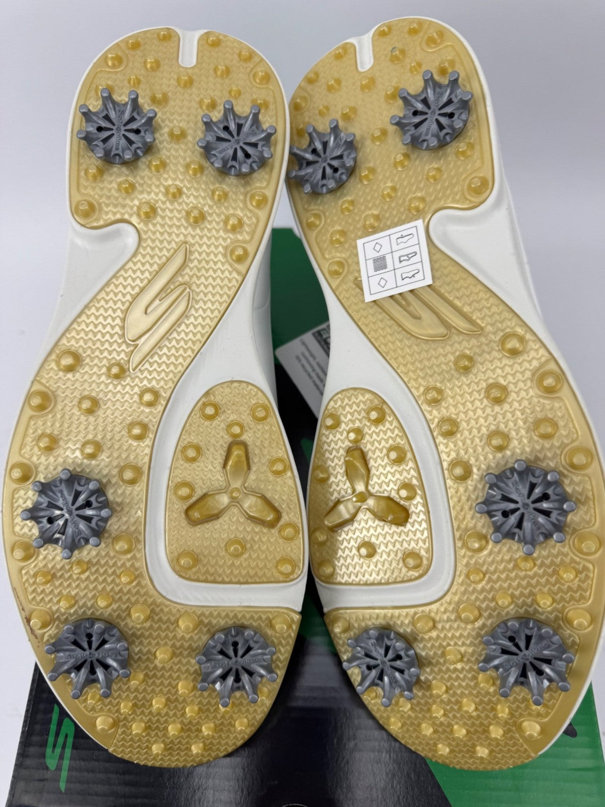 Skechers GoGolf Jasmine 2 Women's Golf Shoes Size UK 4 White Gold Comfort/371715