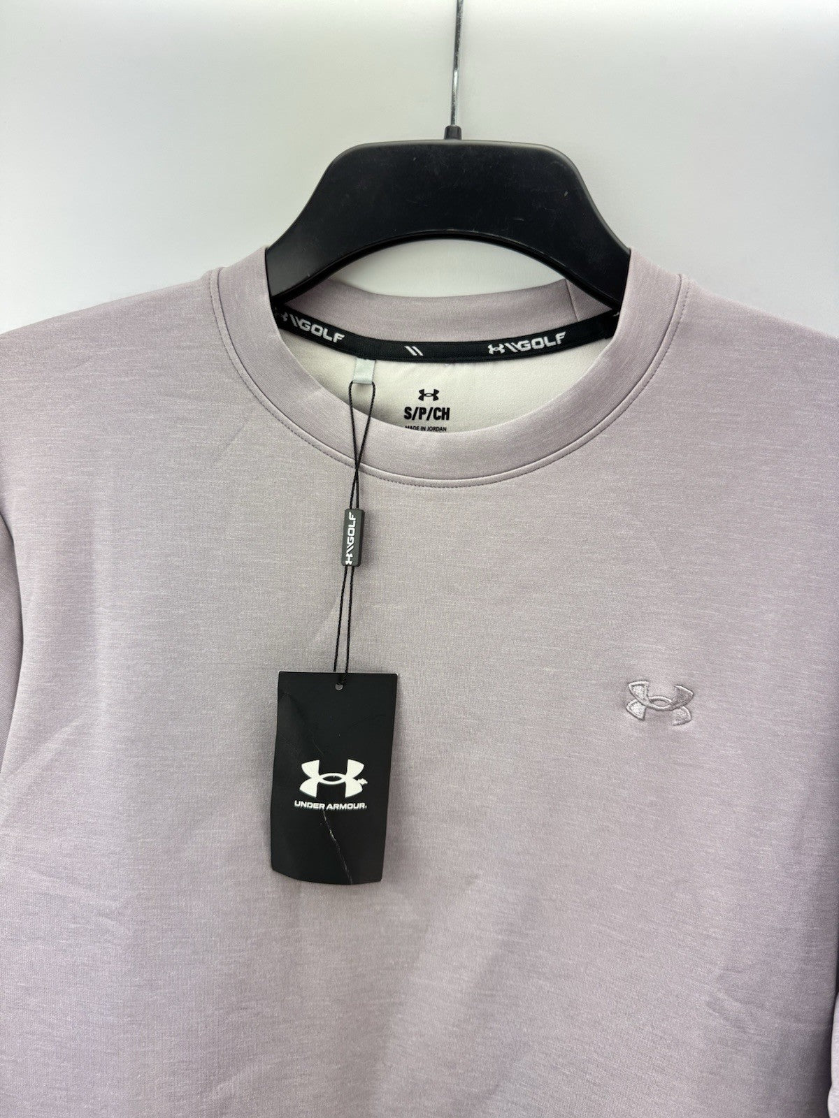 Under Armour Golf Pullover Drive Crew Midlayer UK Small /Loose Fit /New /251576