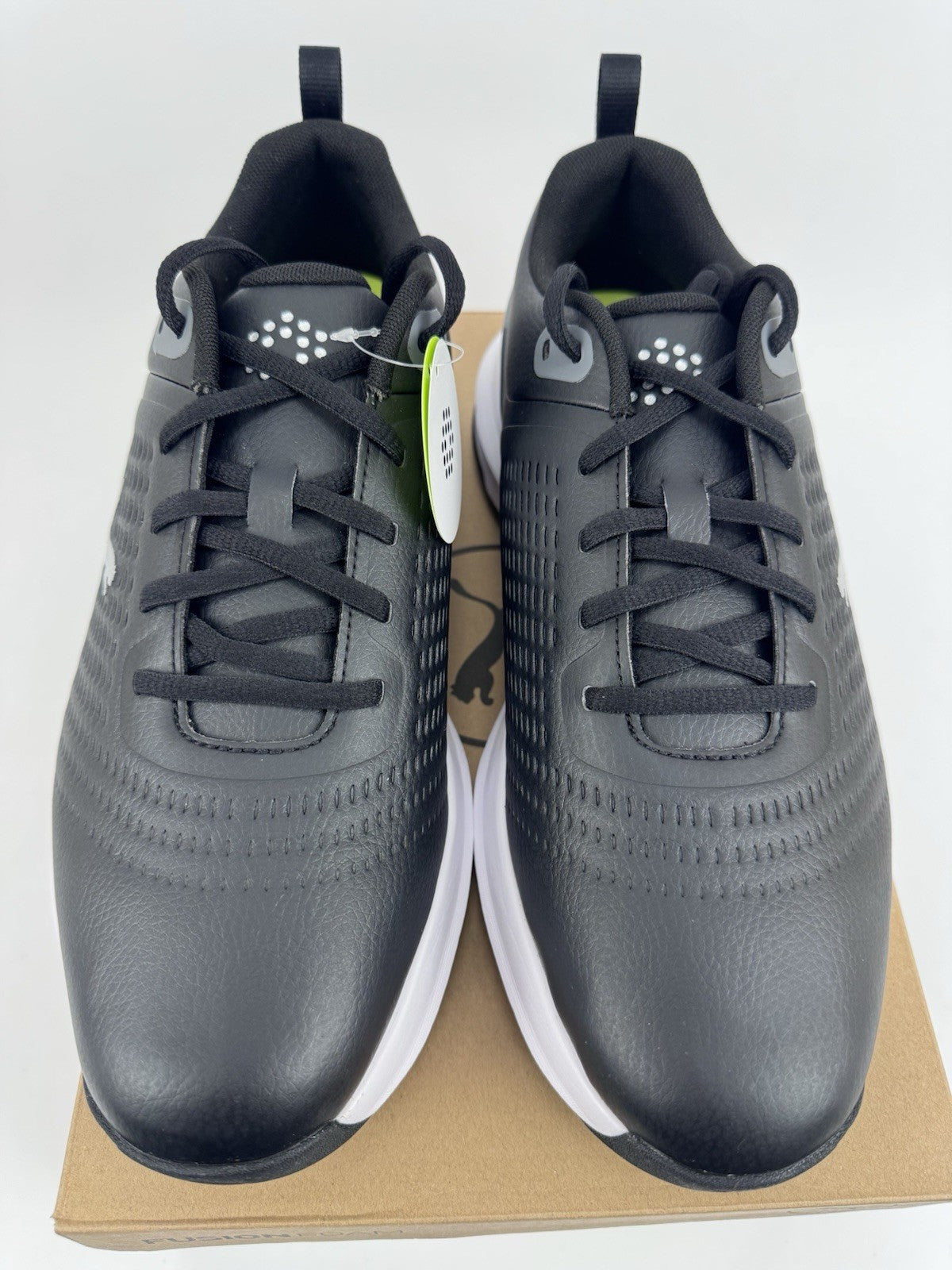 Puma Fusion Plus Spiked Golf Shoes Men's Size 8.5 Black Waterproof/318653