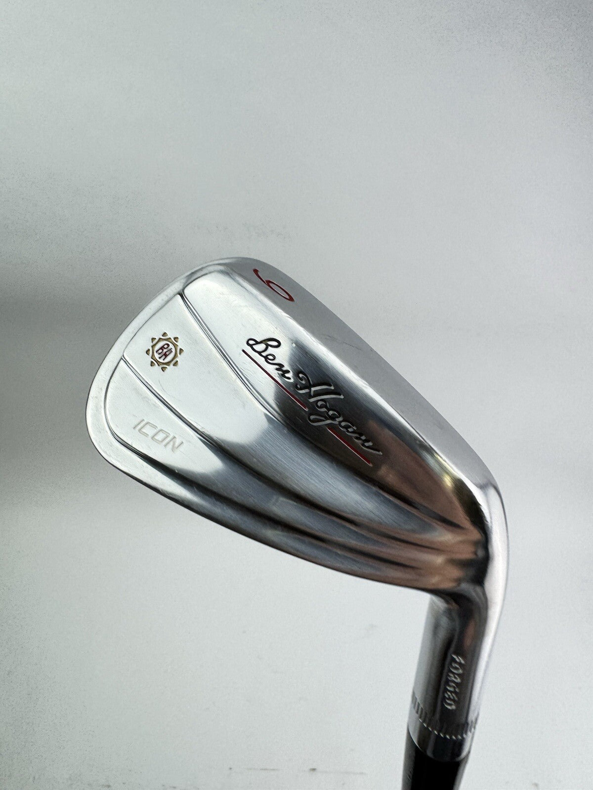 Ben Hogan Icon 9 Iron Forged KBS Tour 90 Stiff Flex Steel /Right Handed /225261