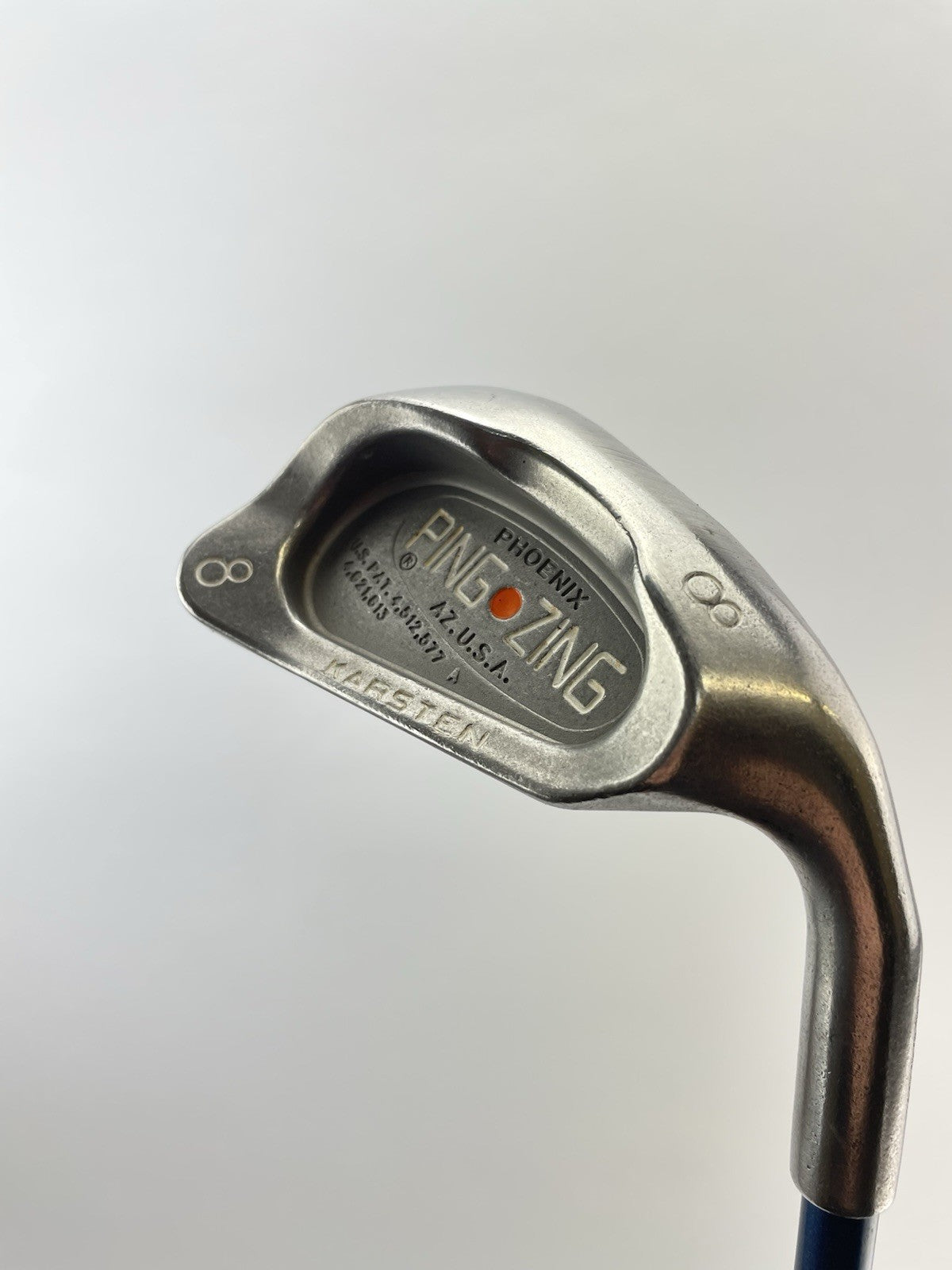 Ping Zing 8 Iron Orange Dot Stiff Flex Graphite /Right /New Midsize Grip /271571