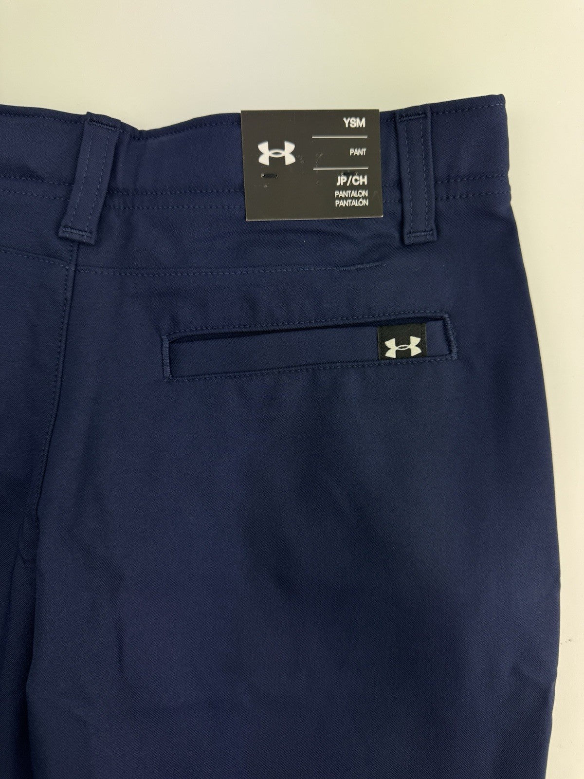 Boys/Junior Under Armour Golf Pant Trousers Navy Size Small/Brand New/ 309813