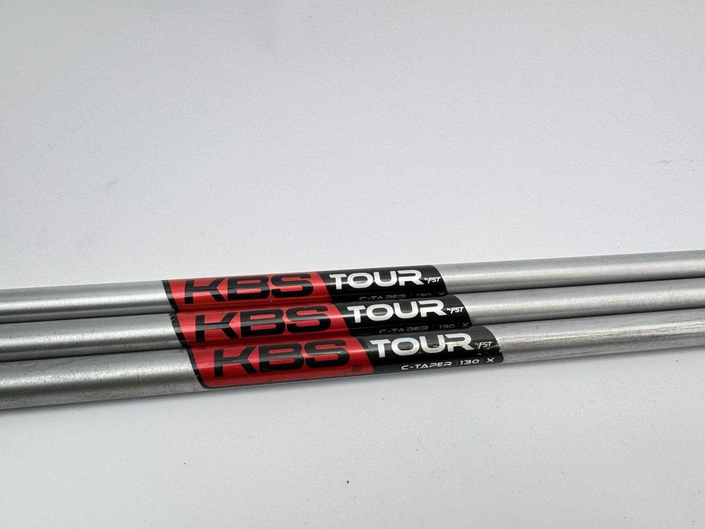 KBS Tour C-Taper Wedge Shaft Set (3) 130 Extra Stiff Steel 0.355 Tapered /307180