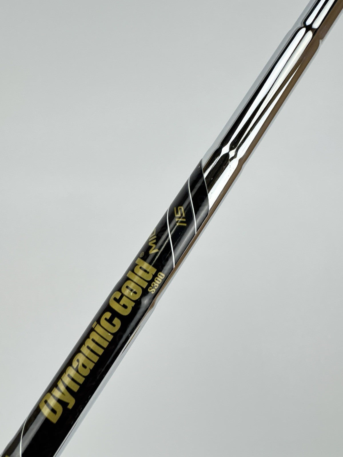 Dynamic Gold 115 Iron Shaft Mid S300 Stiff Steel 36.25” /Pured /0.355 /312356