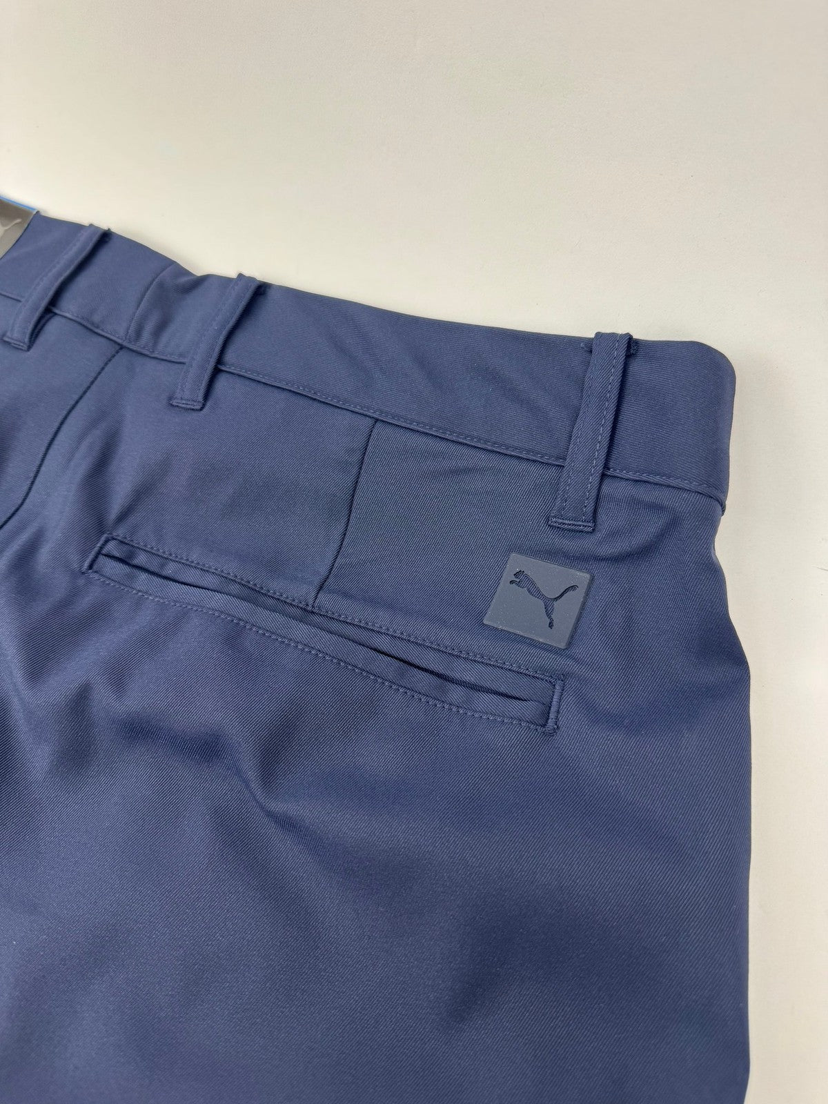 Puma Dealer Tailored Fit Trousers Men's Size 30/34 Navy Blue Golf Pants/353895
