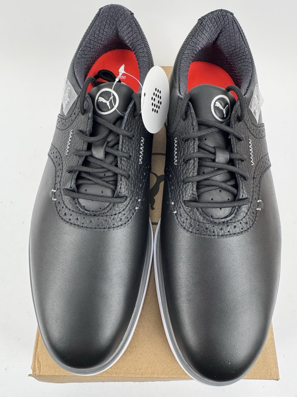 Puma Avant Golf Shoes Men's Size UK 7.5 Waterproof Black Premium/318443