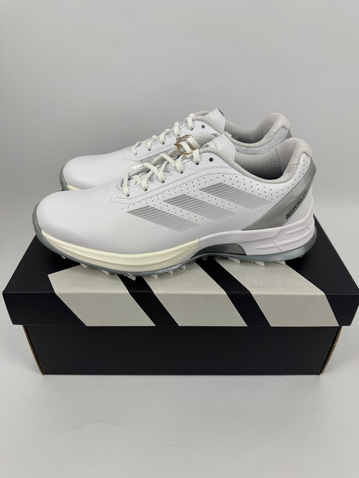 Adidas W Adizero ZG Golf Shoes Women's Size 4.5 UK White Spikeless/312480