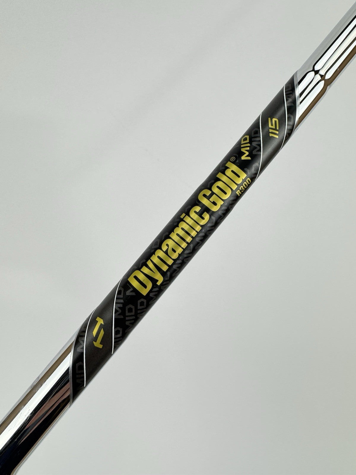 Dynamic Gold 115 Iron Shaft Mid R300 Regular Steel 35.25” /0.355 Tapered /326310
