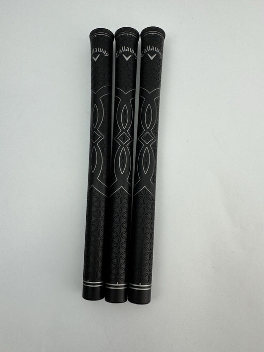 Callaway Ladies Golf Grips (3) Black /Rubber /Pulled /287400