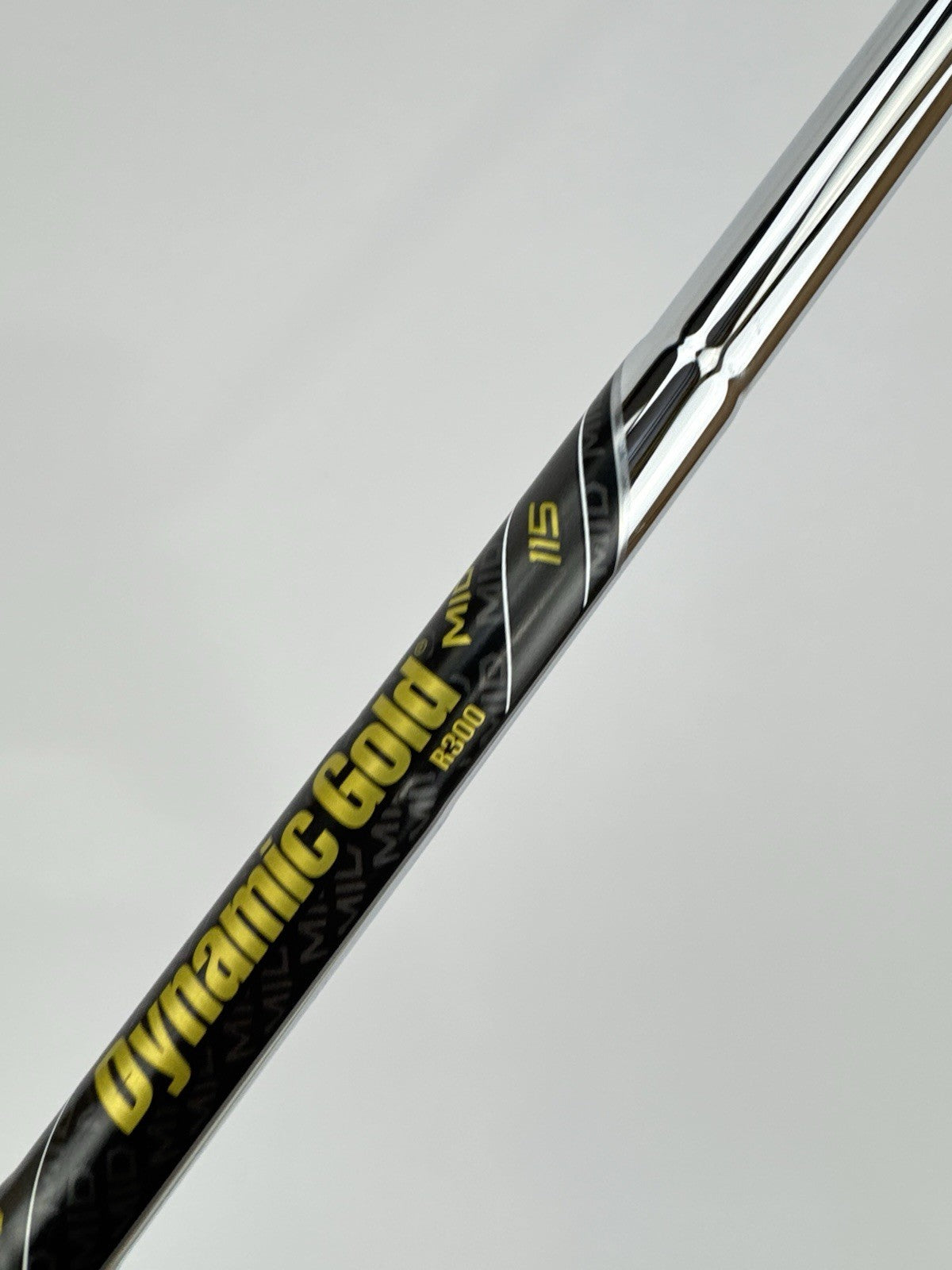Dynamic Gold 115 Iron Shaft Mid R300 Regular Steel 35.25” /0.355 Tapered /326316
