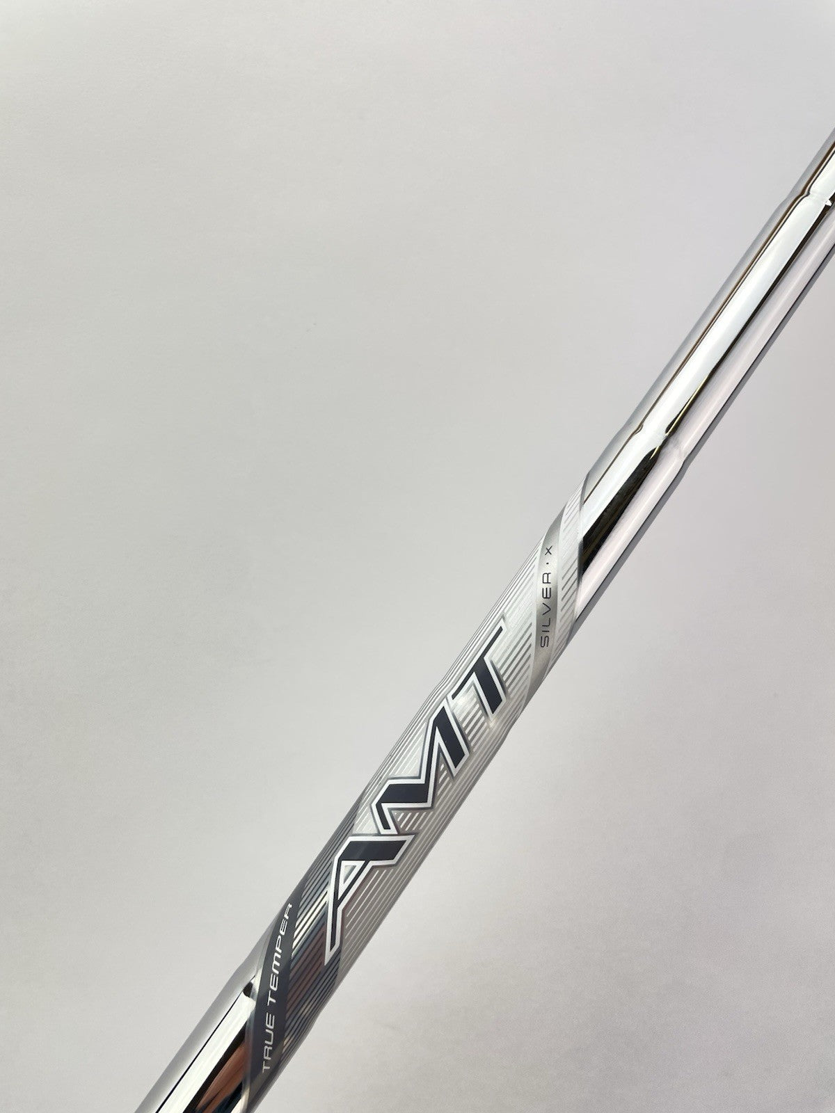 True Temper AMT Silver Iron Shaft X Flex Steel 34.75” /0.355 Tapered /295414