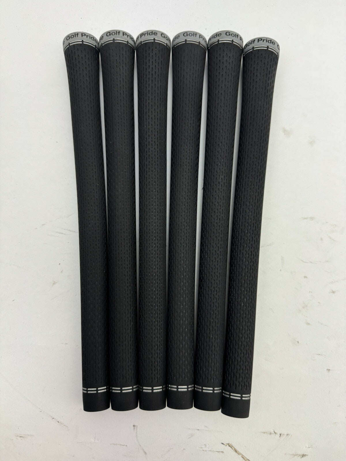 Golf Pride Tour Velvet 360 Golf Grips (6) Standard /Black /Grey /Pulled /288240