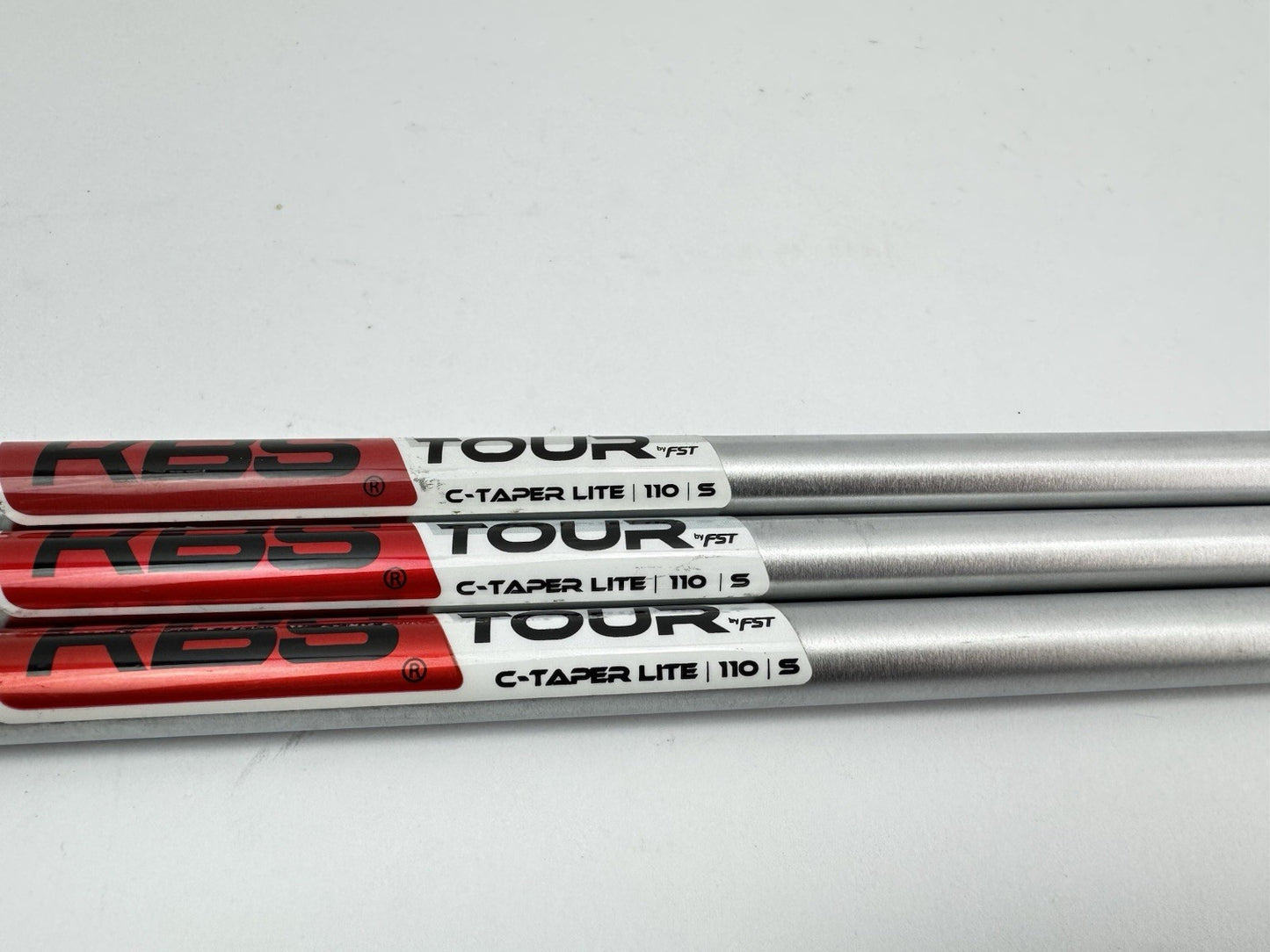 KBS Tour C-Taper Wedge Shaft Set (3) 110 Stiff Steel 0.355 Tapered /301174