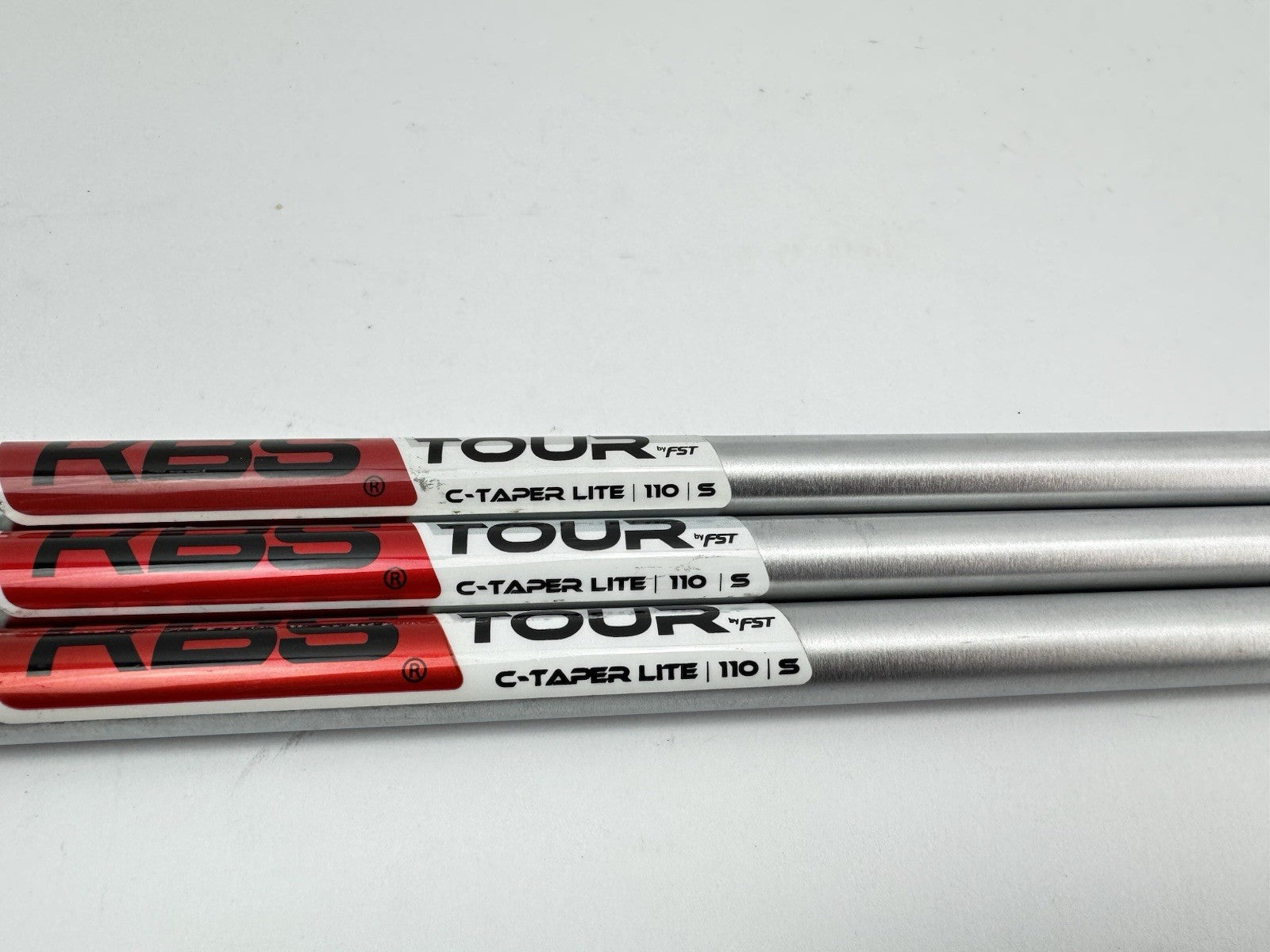 KBS Tour C-Taper Wedge Shaft Set (3) 110 Stiff Steel 0.355 Tapered /301174
