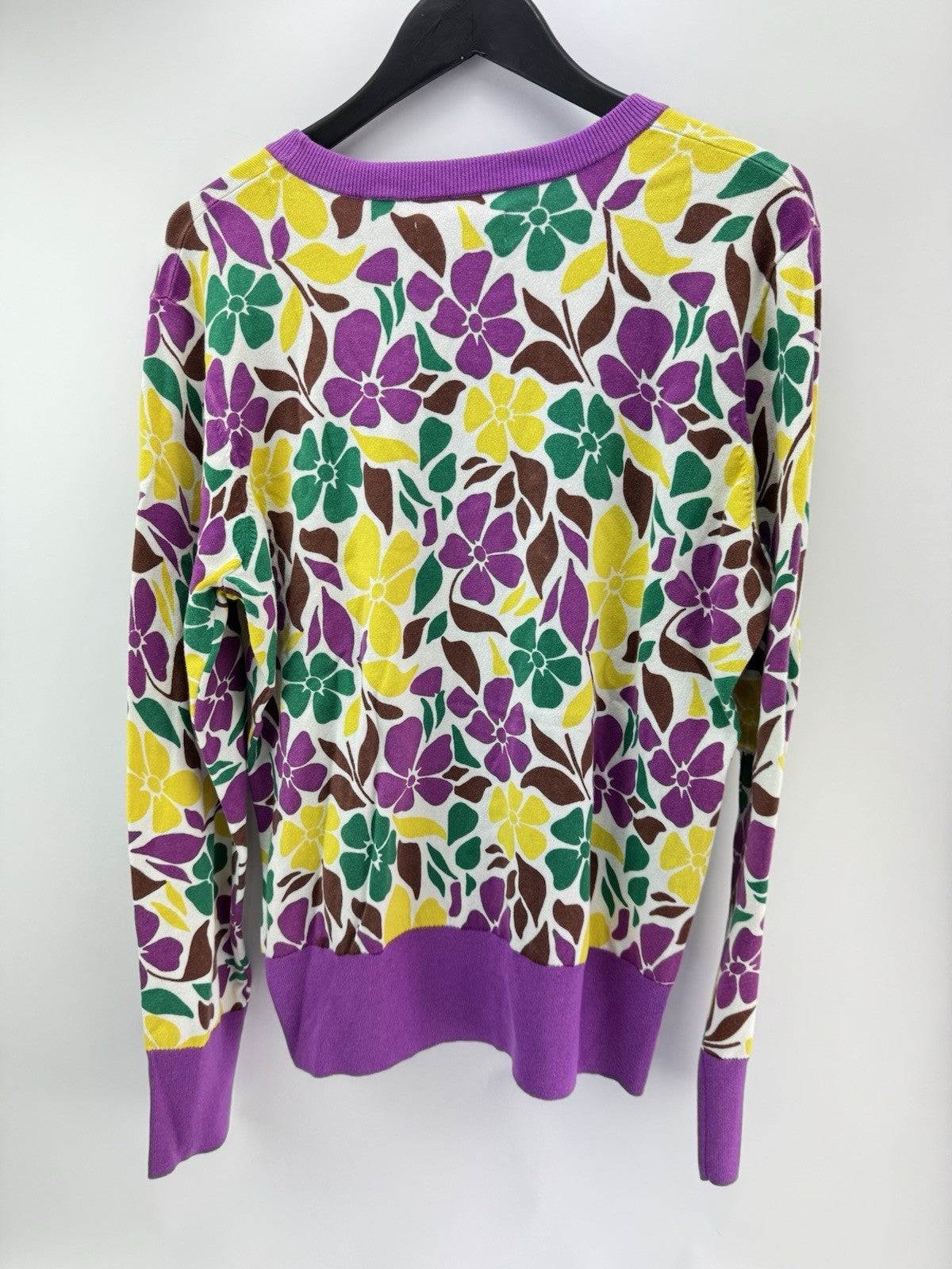 Penguin Golf Ladies Pullover Printed Floral Purple Cactus UK XL /New /300867