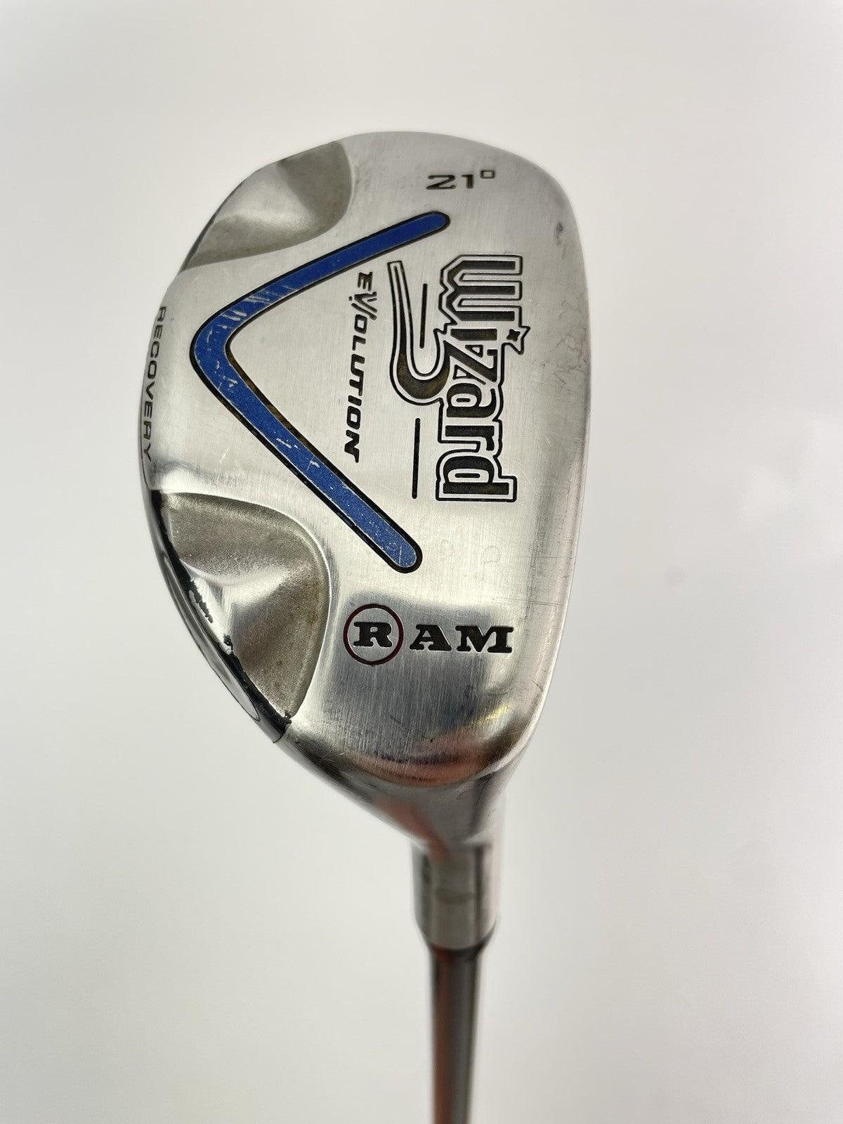 Ram Golf Hybrid 21* Wizard Stiff Flex Graphite /Right Handed /New Grip /277480