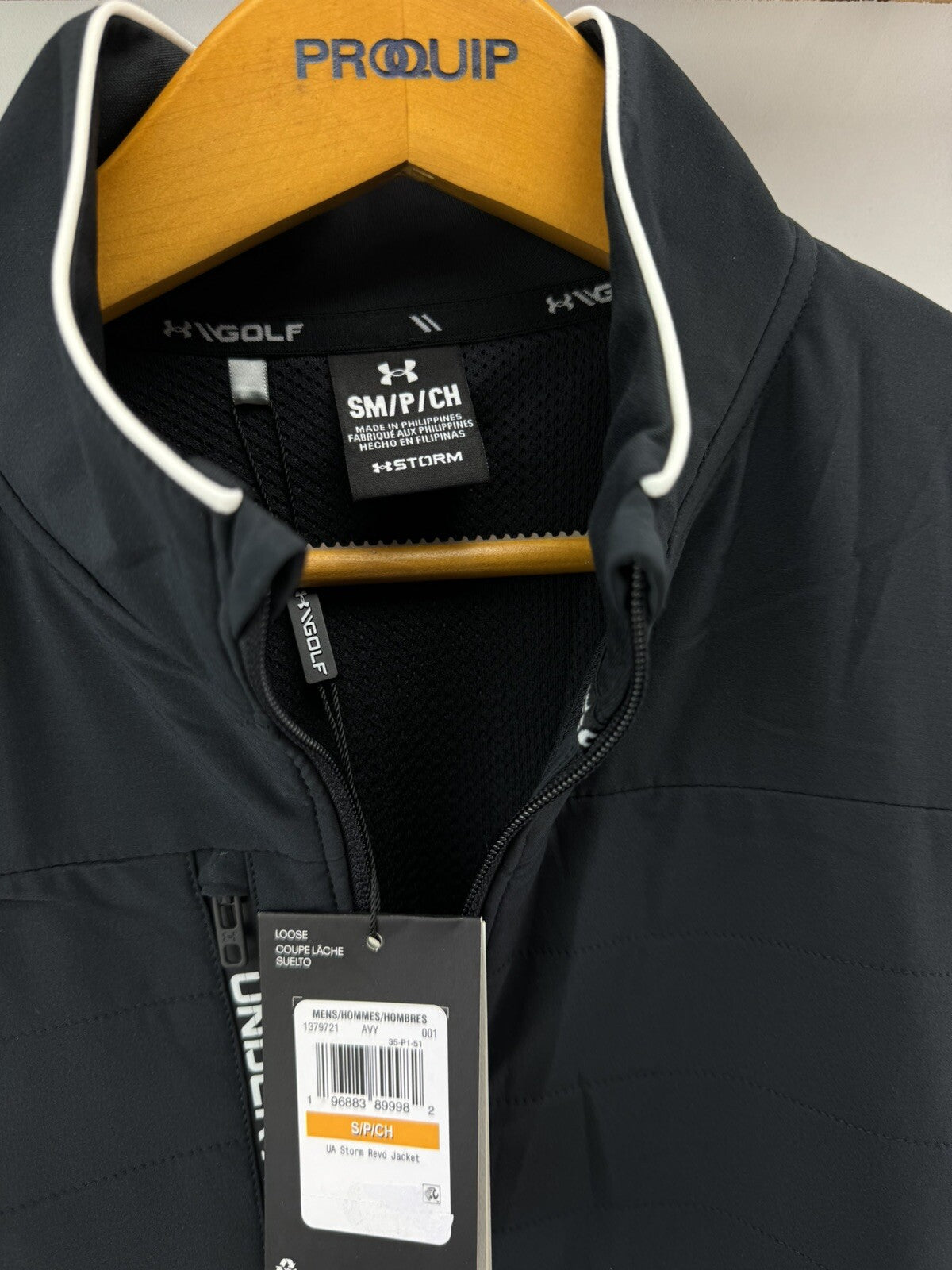 Under Armour Storm Revo Jacket Uk Small /Black /Full Zip /New /207537