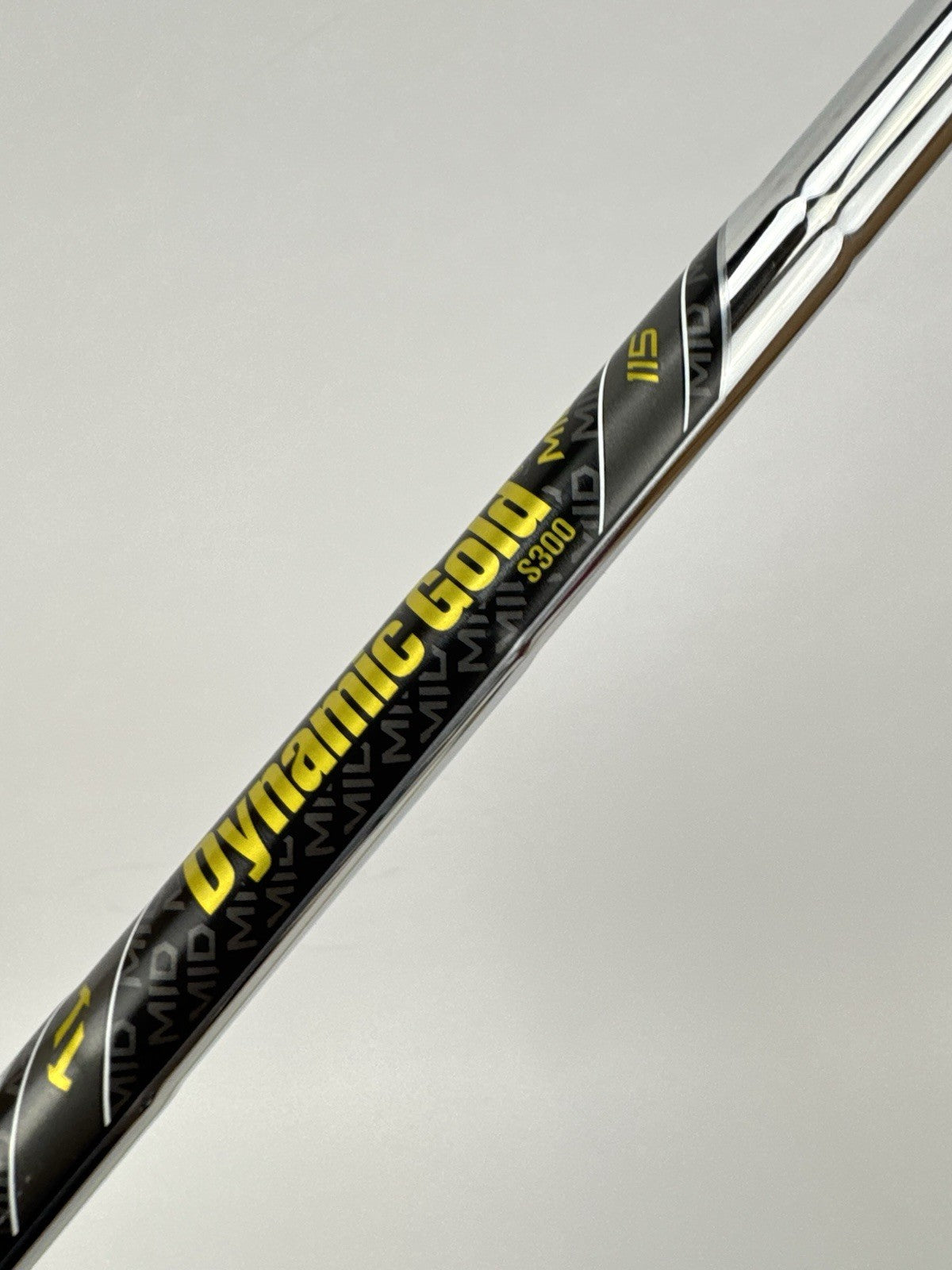 Dynamic Gold 115 Iron Shaft Mid S300 Stiff Flex Steel 36”/0.370 Parallel /346315
