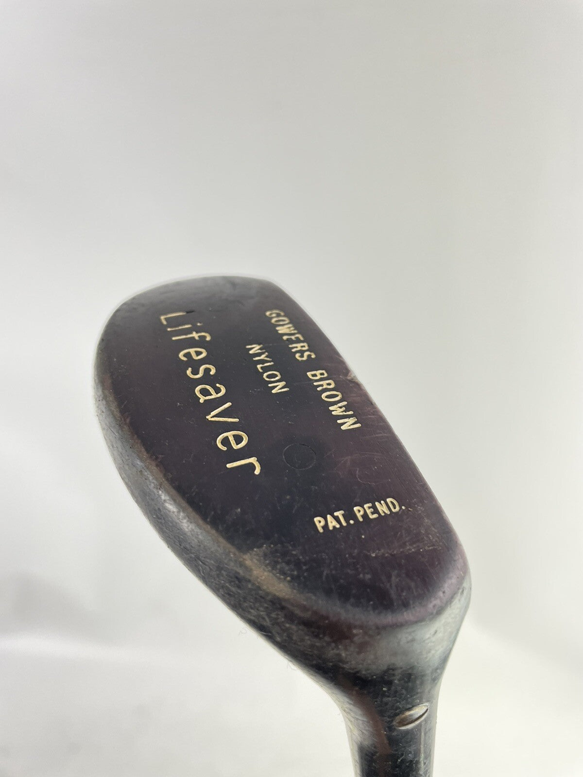 Gowers Brown Nylon Putter 35” Lifesaver Heel Shafted Steel /New Grip /84961