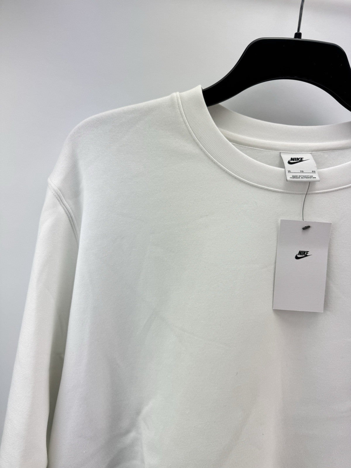 Nike Golf Club Crew Pullover Fleece Jumper Pullover UK XL /White /New /276842