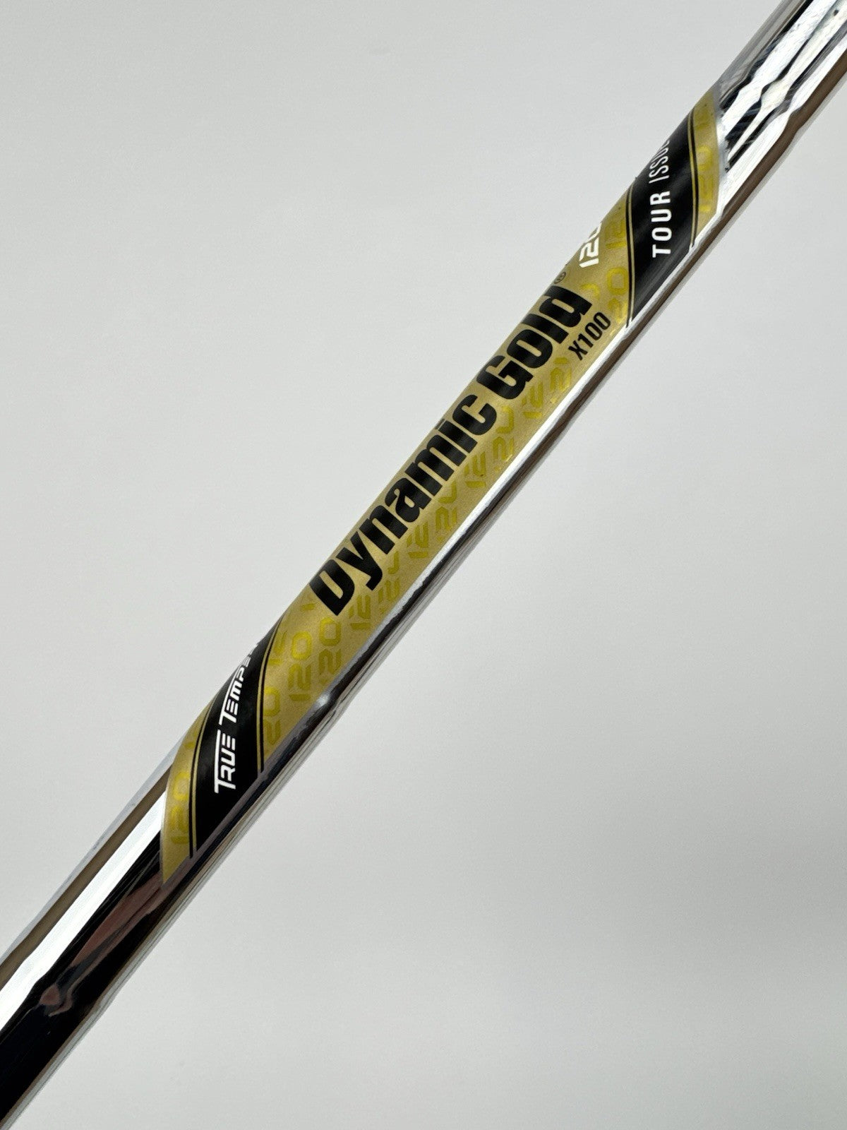 Dynamic Gold X100 Iron Shaft Tour Issue X Flex Steel 35.75”:0.355 Tapered /327674