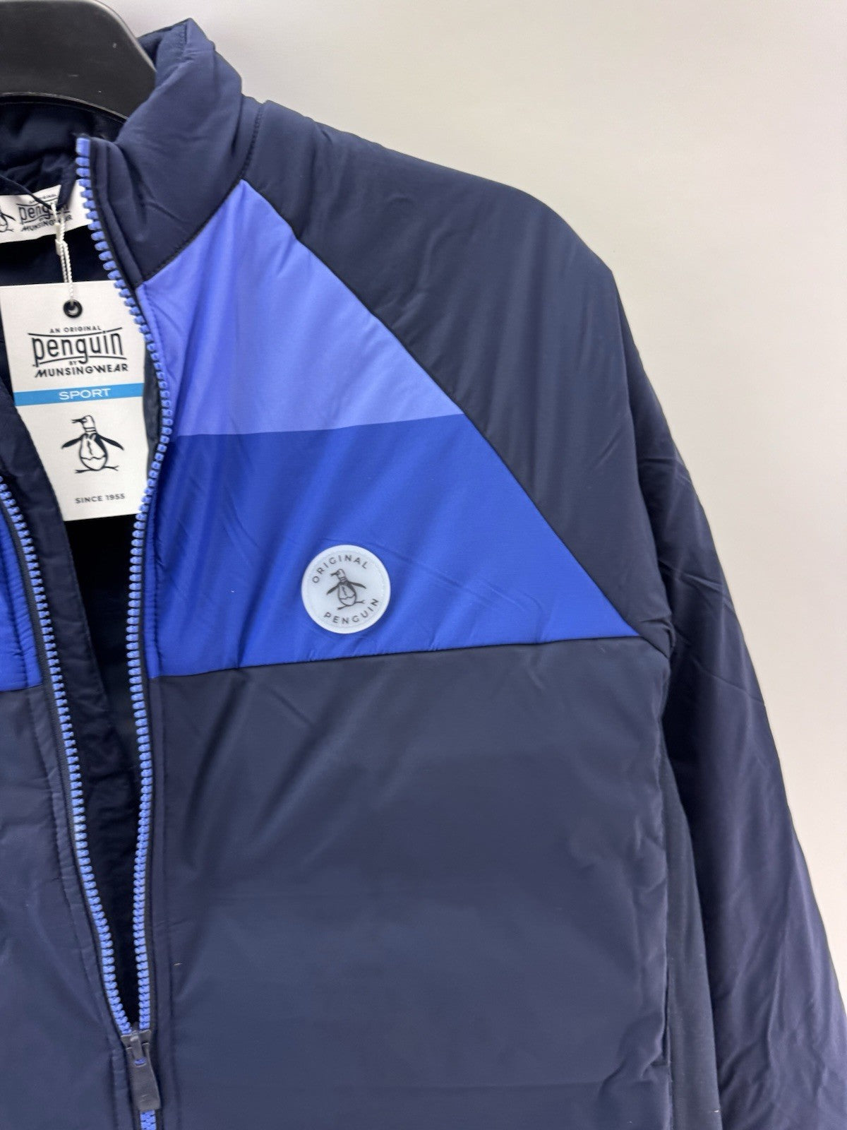 Penguin Golf Insulated Jacket Mixed Media Colour Blocked UK Small /New /252154