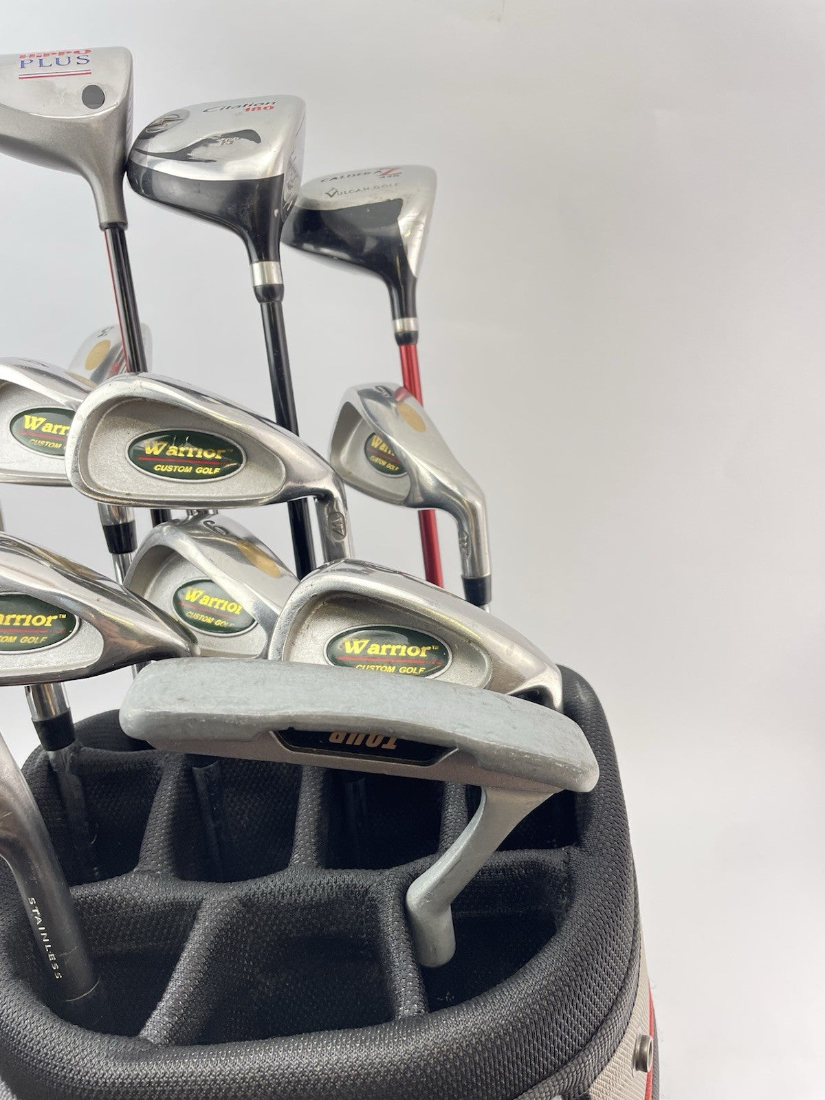 Mens Golf Package Set 13 Clubs Regular Flex/Right /Ping Cart Bag /-1/2” /285473