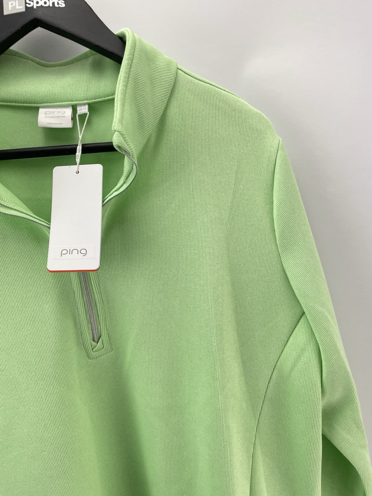 Ping Golf Ladies Pullover Lyla Size UK 16 1/2 Zip /Green /New /280984