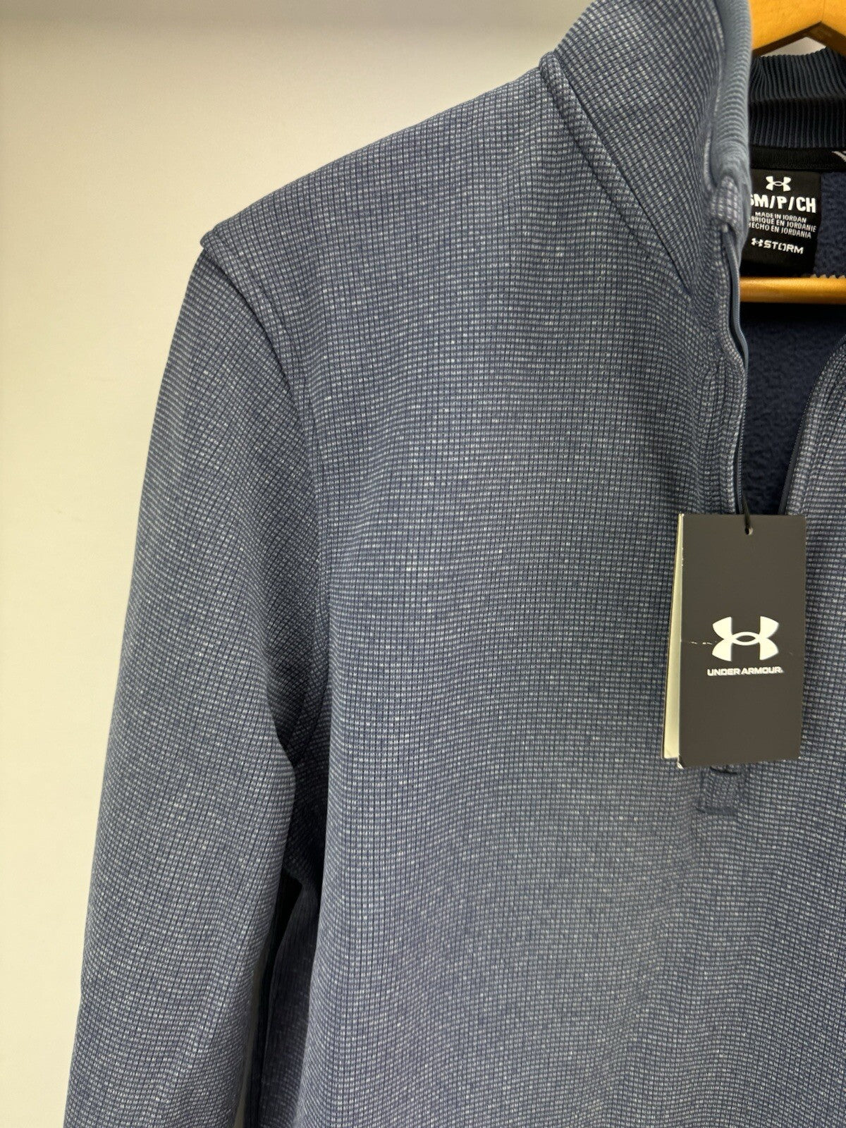Under Armour Golf Pullover Storm 1/4 Zip /UK Small/Loose Fit /New /198373