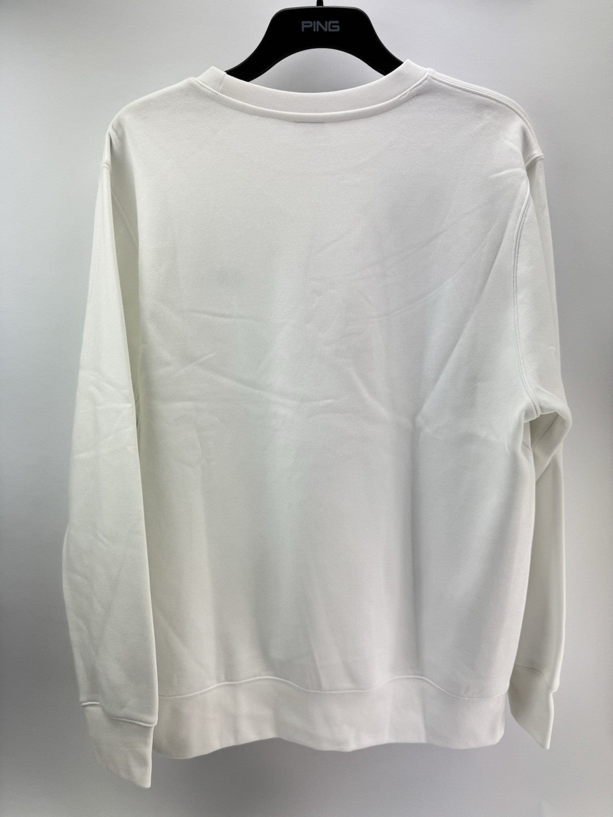 Nike Golf Club Crew Pullover Fleece Jumper Pullover UK XL /White /New /276847