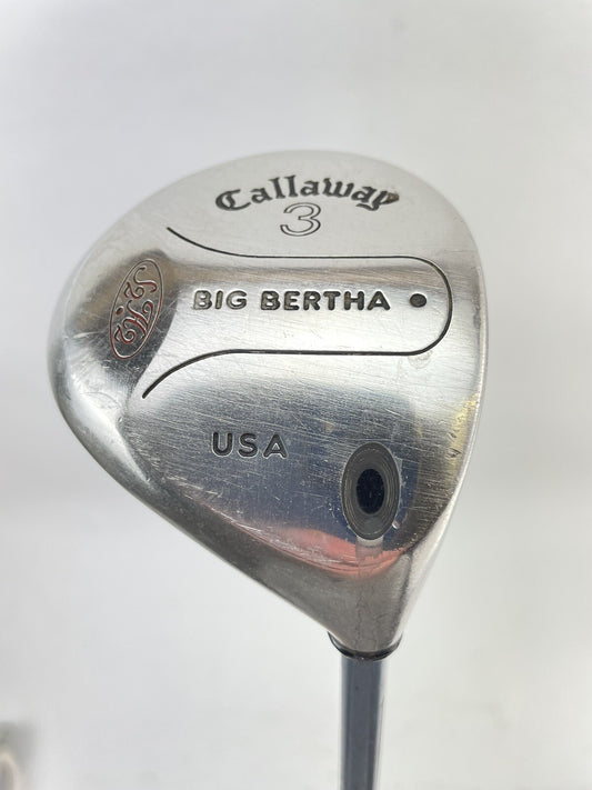Callaway Big Bertha 3 Wood Firm Flex Graphite /Right Handed /New Grip /213190
