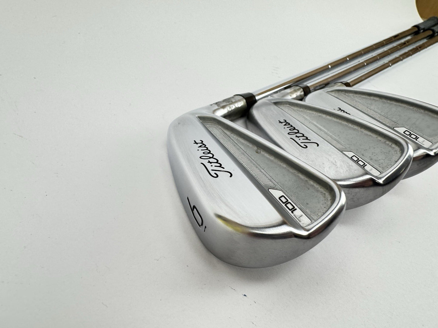 Titleist T100 Irons 6,8+PW DG Mid 115 S300 Stiff Steel /New Shafts + Grips/325764