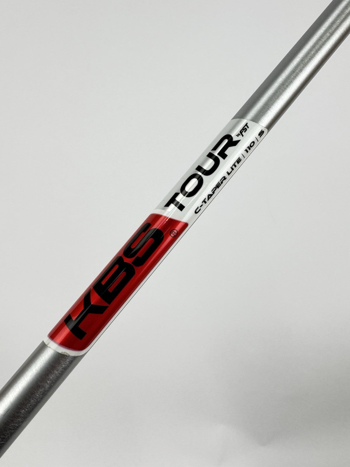 KBS Tour C-Taper Lite Iron Shaft 110 Stiff Flex Steel 36” /0.355 Tapered /322690