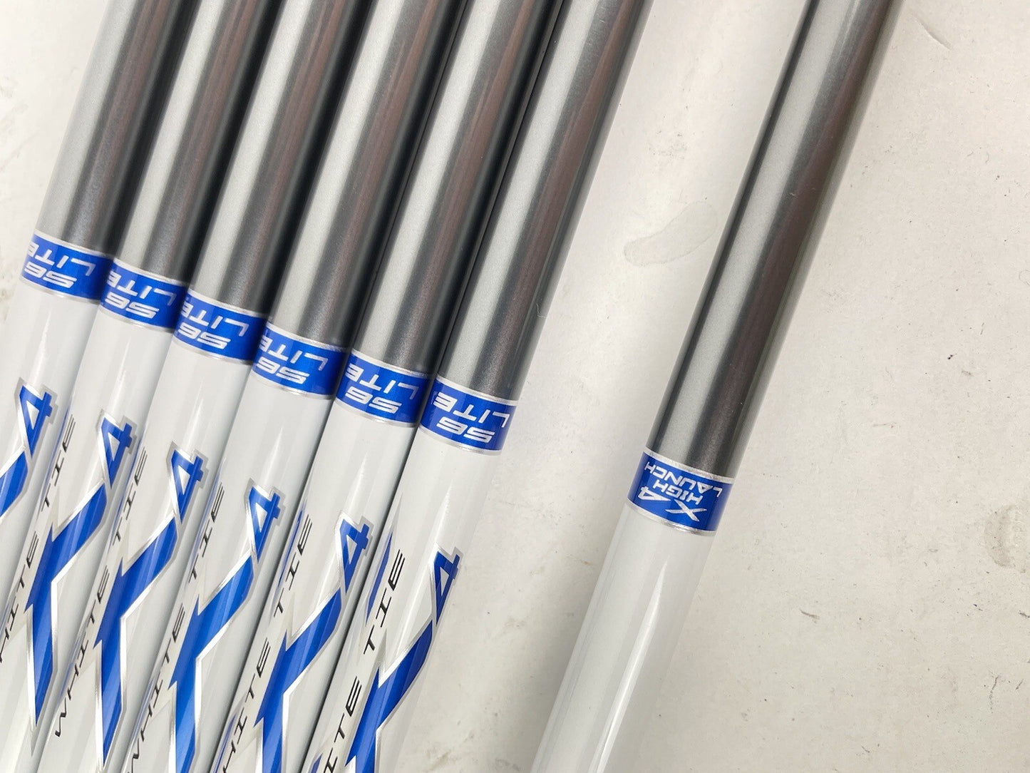 Matrix Ozik White Tie Iron Shaft Set (7) X4 Lite Senior Graphite 42”/0.370/138408