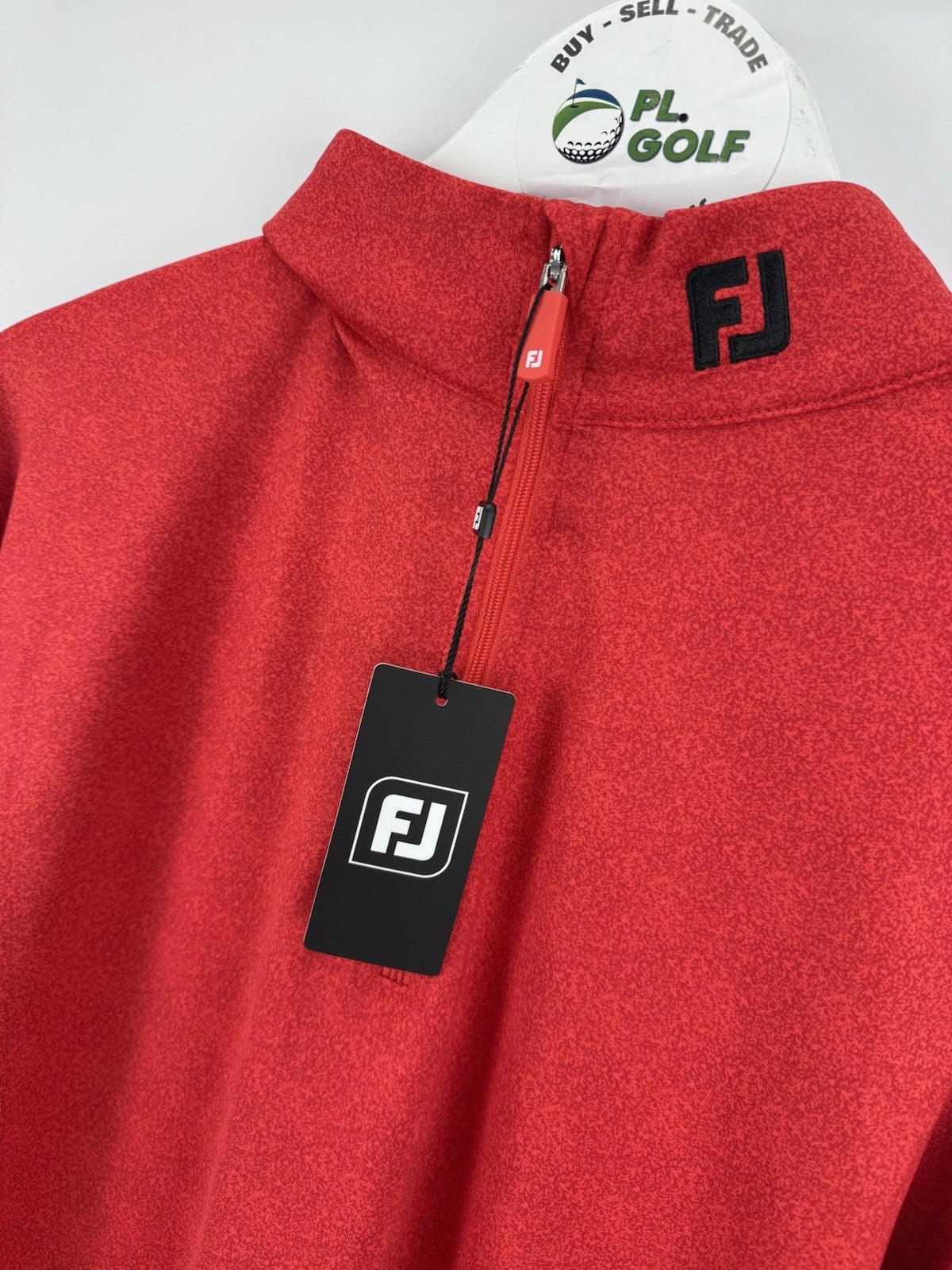 FootJoy Chill-Out Golf Pullover Men's Size Large Red Moisture Wicking/313486